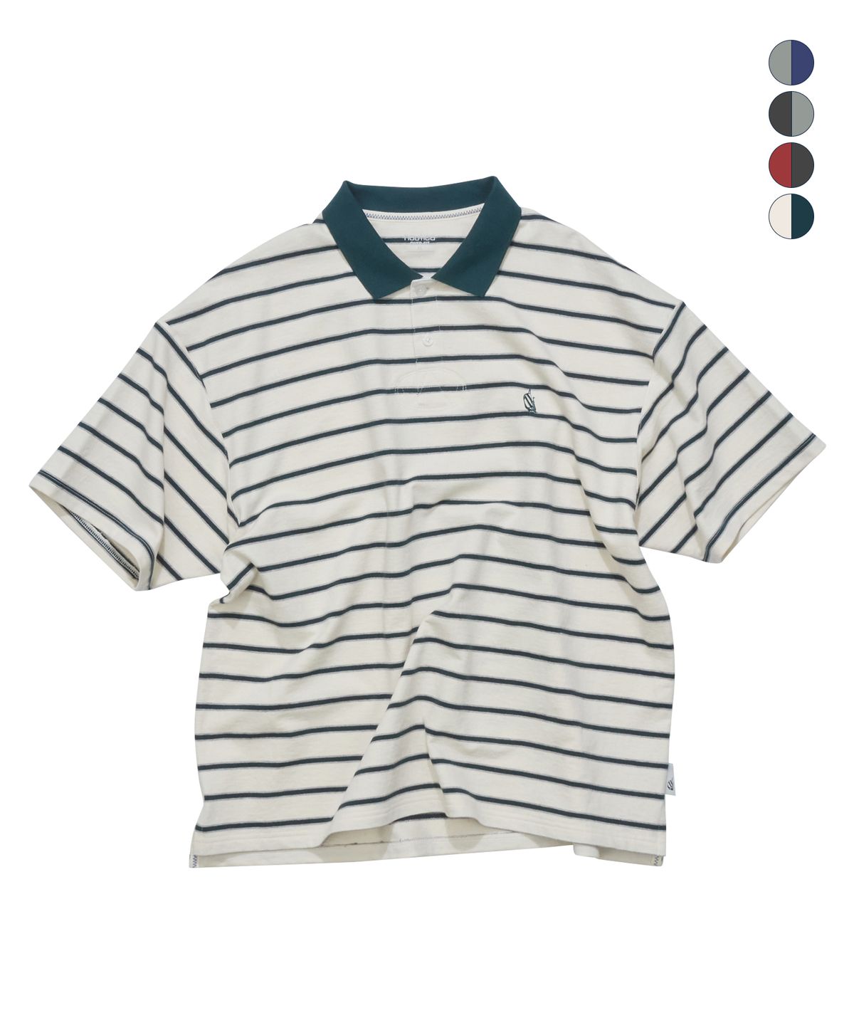 노티카(NAUTICA) 스트라이프 반팔 폴로 티셔츠(4colors) NPO4105