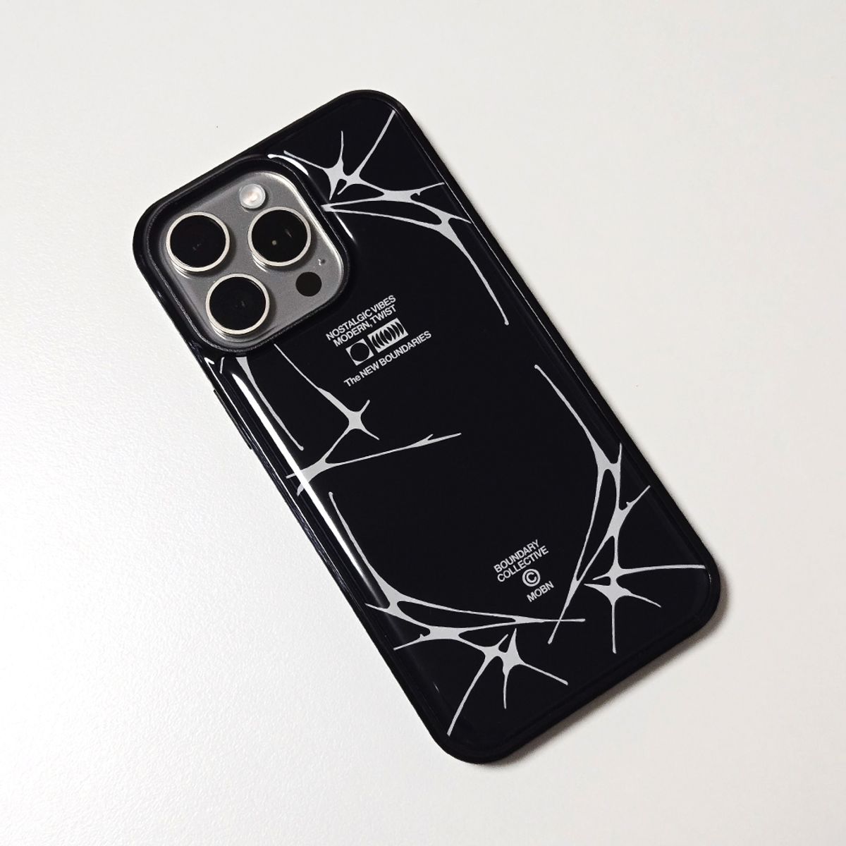메모리즈바운더리(MEMORIESBOUNDARY) The New Boundaries Phone Case (BK)(Epoxy)