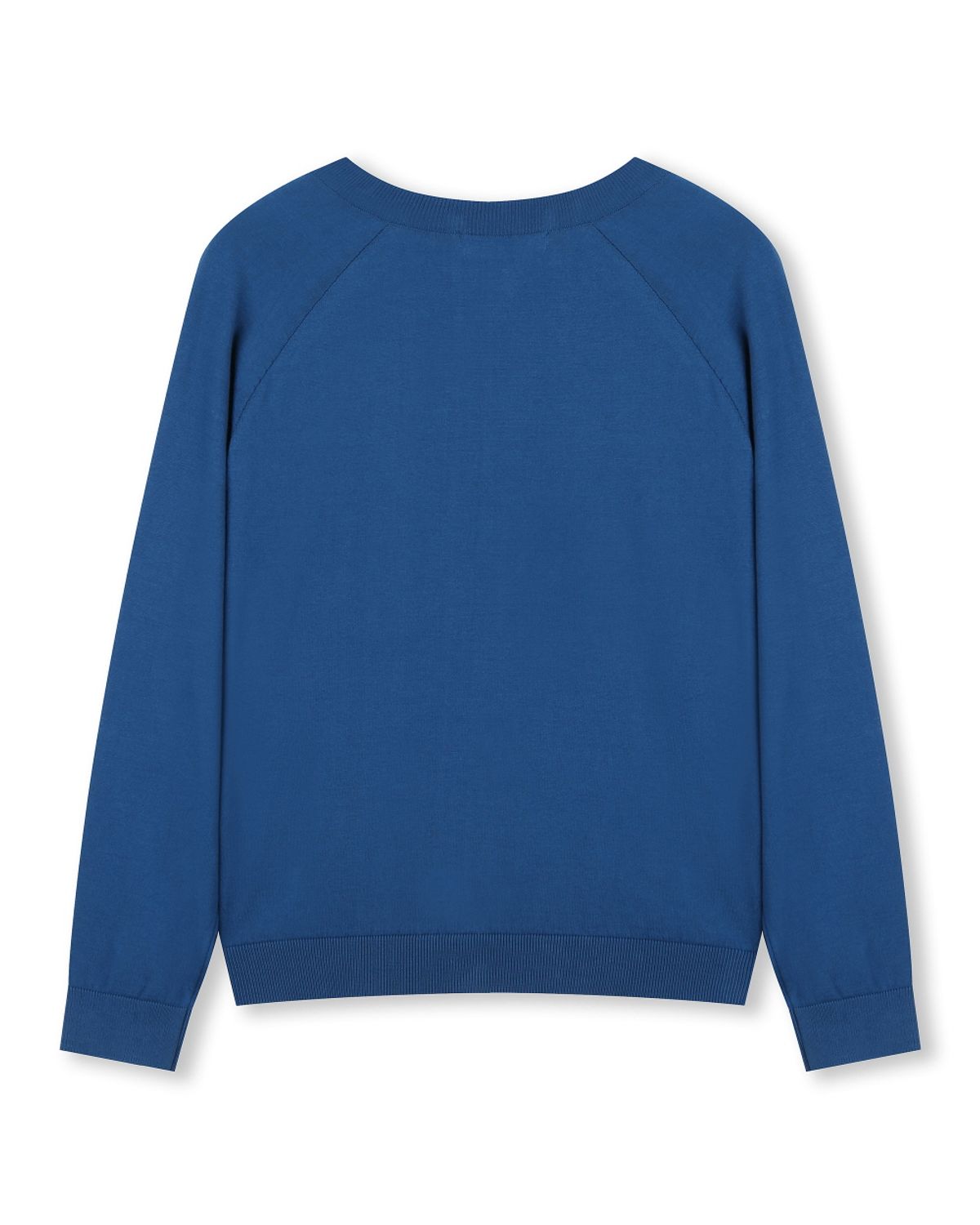 비슬로우(BESLOW) CREW NECK RELAXED SHORT CARDIGAN BLUE