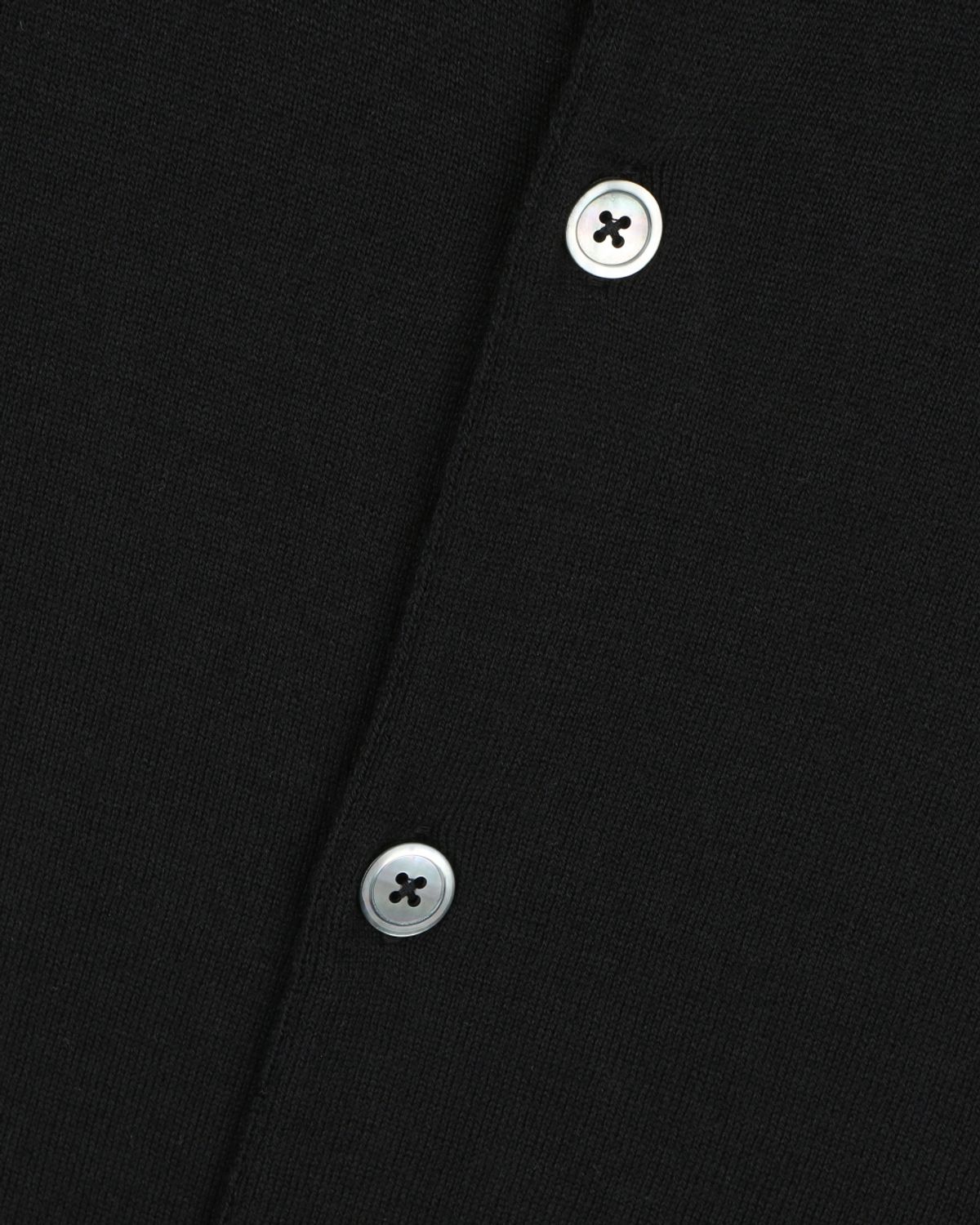 비슬로우(BESLOW) CREW NECK RELAXED SHORT CARDIGAN BLACK