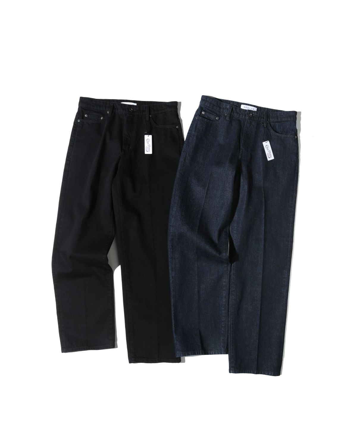 비슬로우(BESLOW) CONE MILL STRAIGHT LEG JEAN BLACK