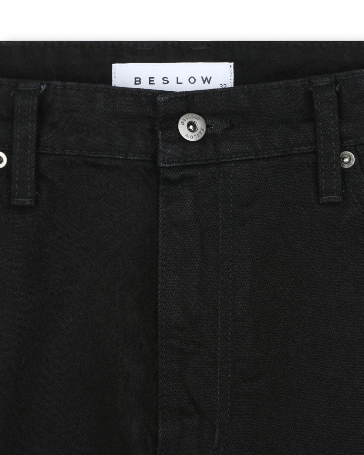 비슬로우(BESLOW) CONE MILL STRAIGHT LEG JEAN BLACK