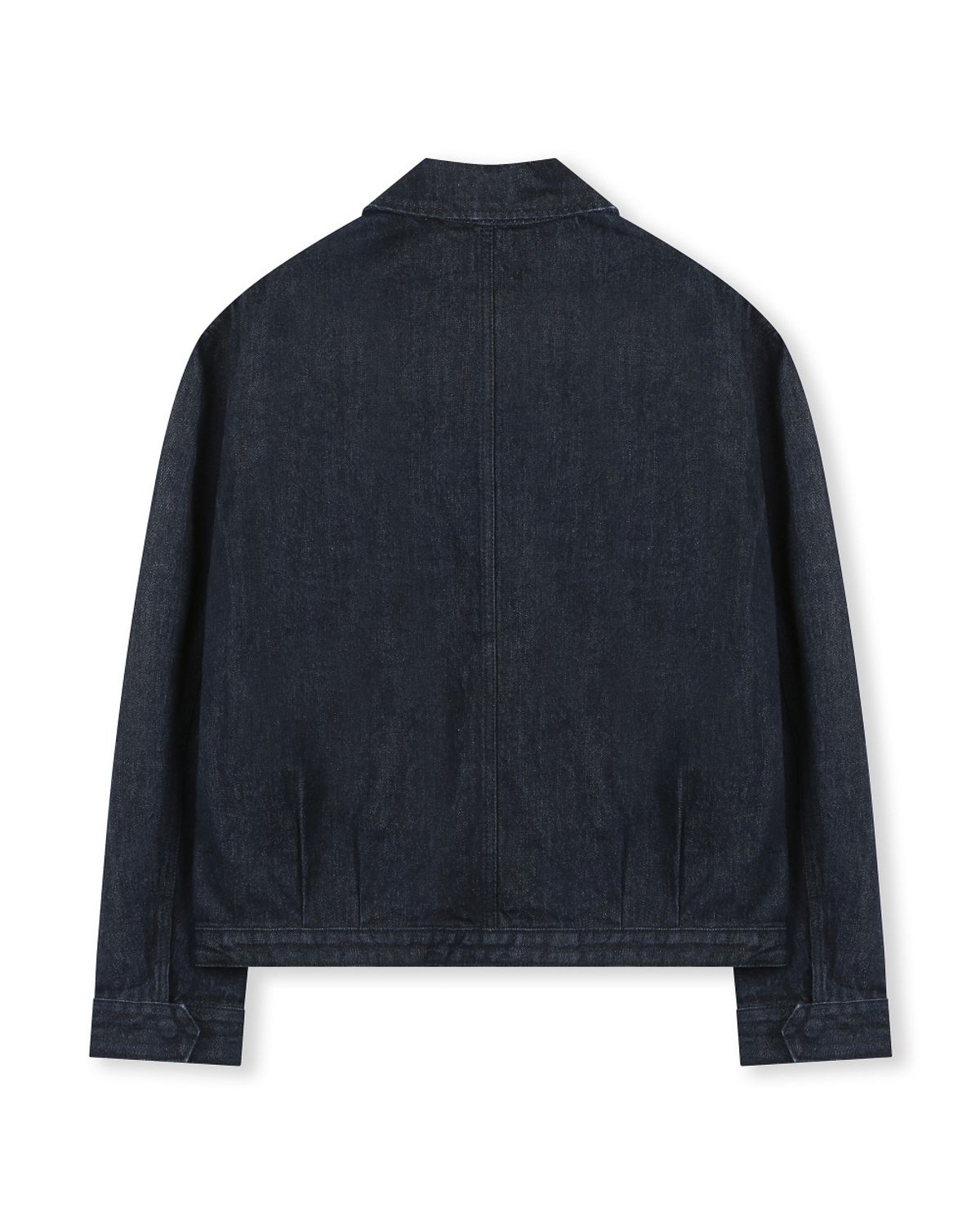 비슬로우(BESLOW) CONE MILL MILITARY ZIP-UP DENIM JACKET INDIGO