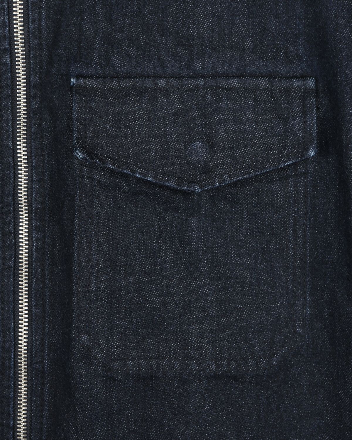 비슬로우(BESLOW) CONE MILL MILITARY ZIP-UP DENIM JACKET INDIGO