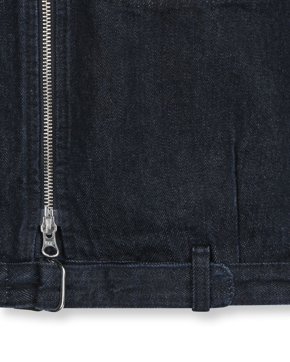 비슬로우(BESLOW) CONE MILL MILITARY ZIP-UP DENIM JACKET INDIGO