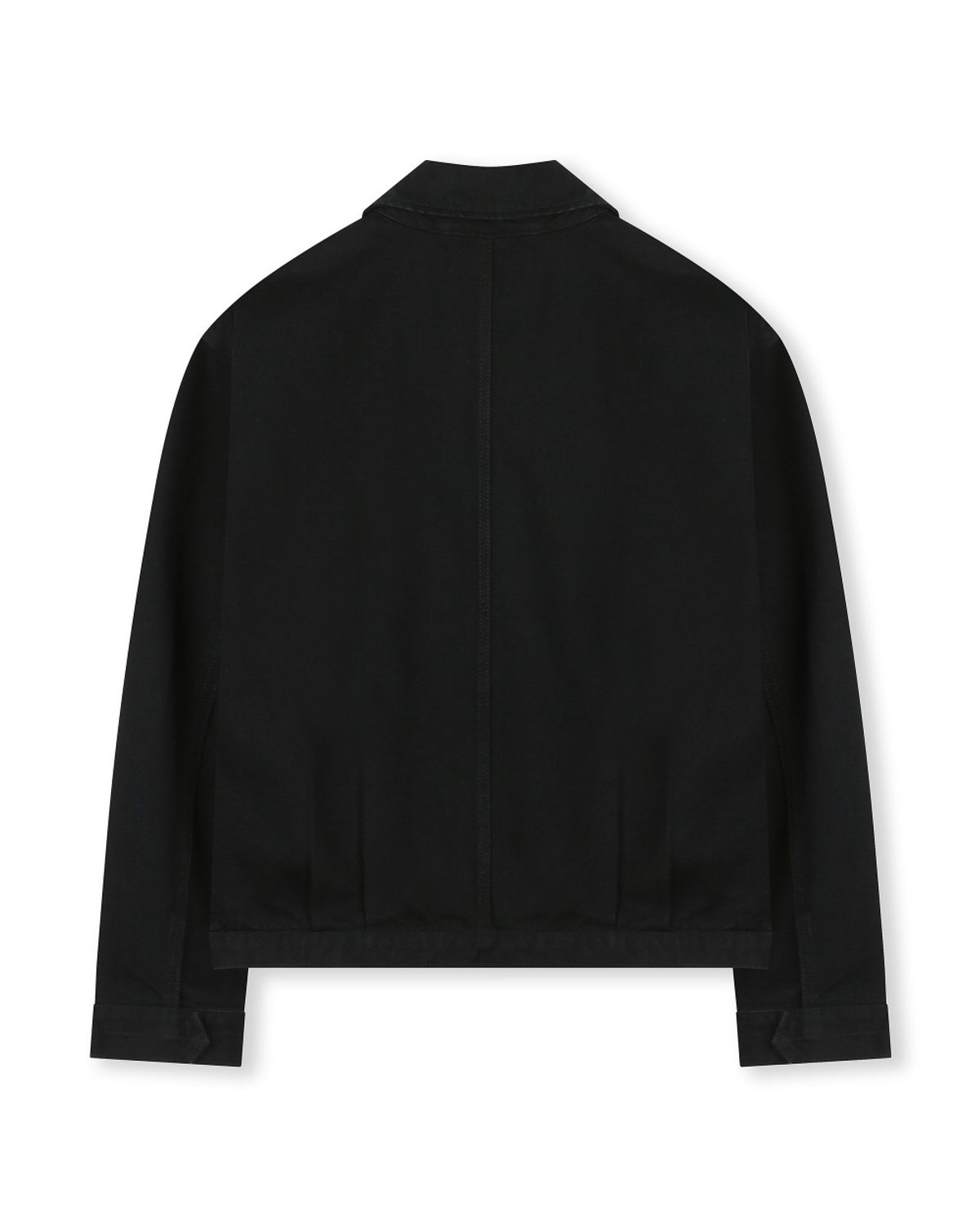 비슬로우(BESLOW) CONE MILL MILITARY ZIP-UP DENIM JACKET BLACK