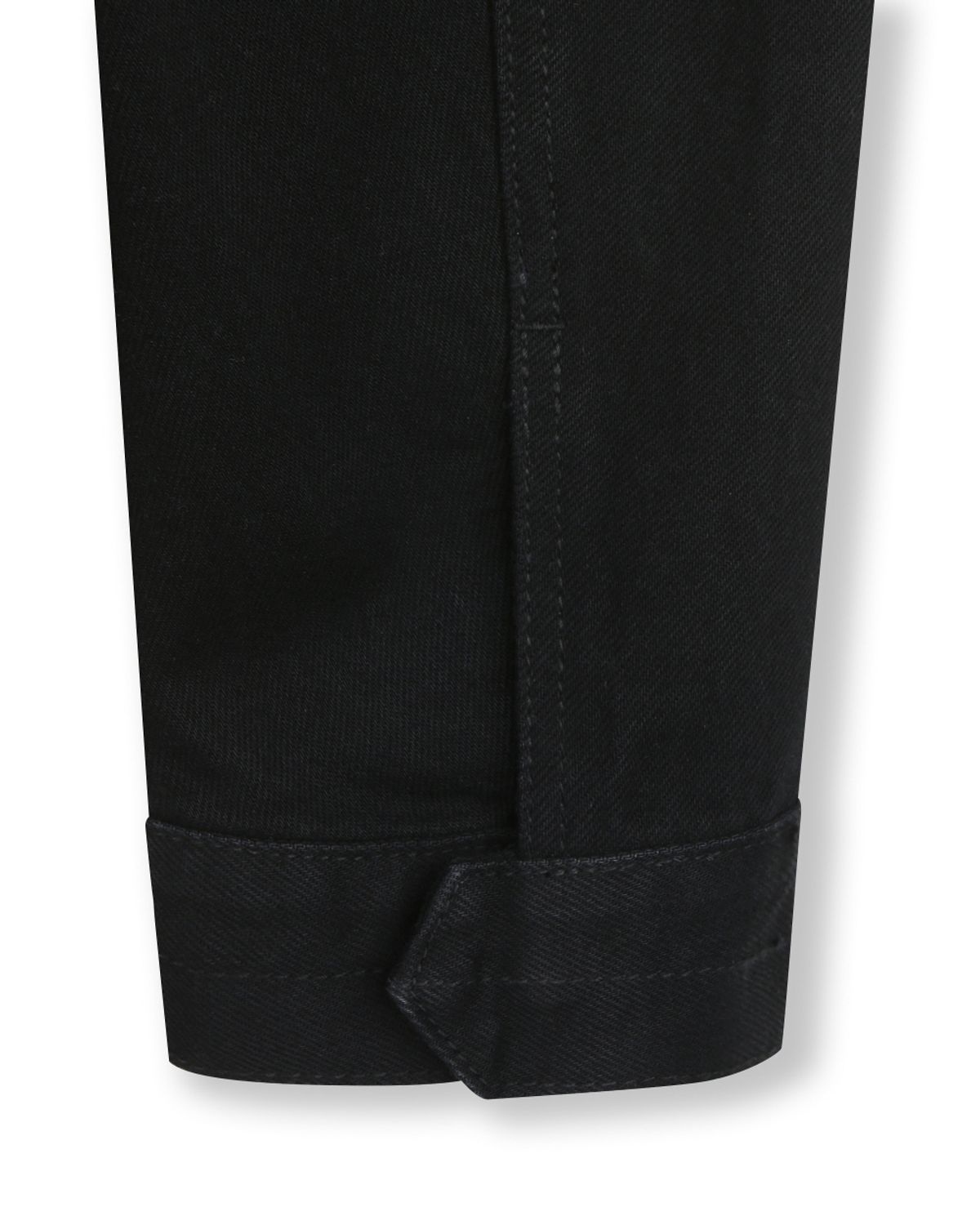 비슬로우(BESLOW) CONE MILL MILITARY ZIP-UP DENIM JACKET BLACK