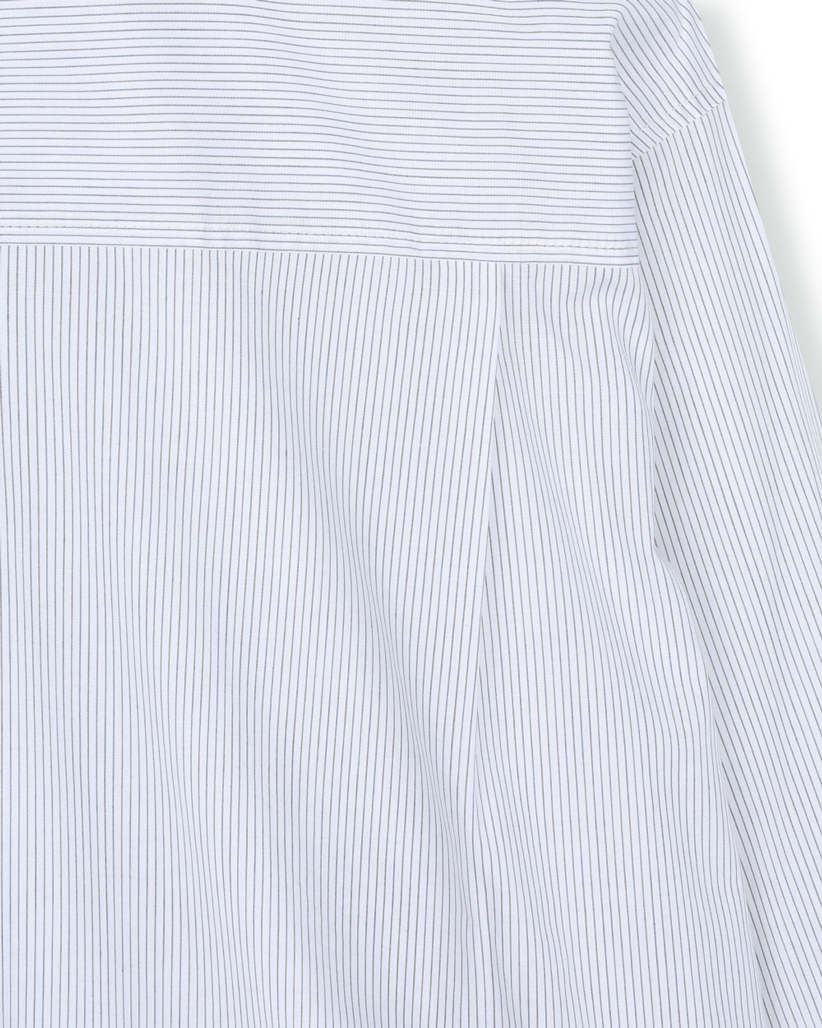 비슬로우(BESLOW) [비슬로우X데릭]STRIPE OFFICER SHIRT BROWN STRIPE