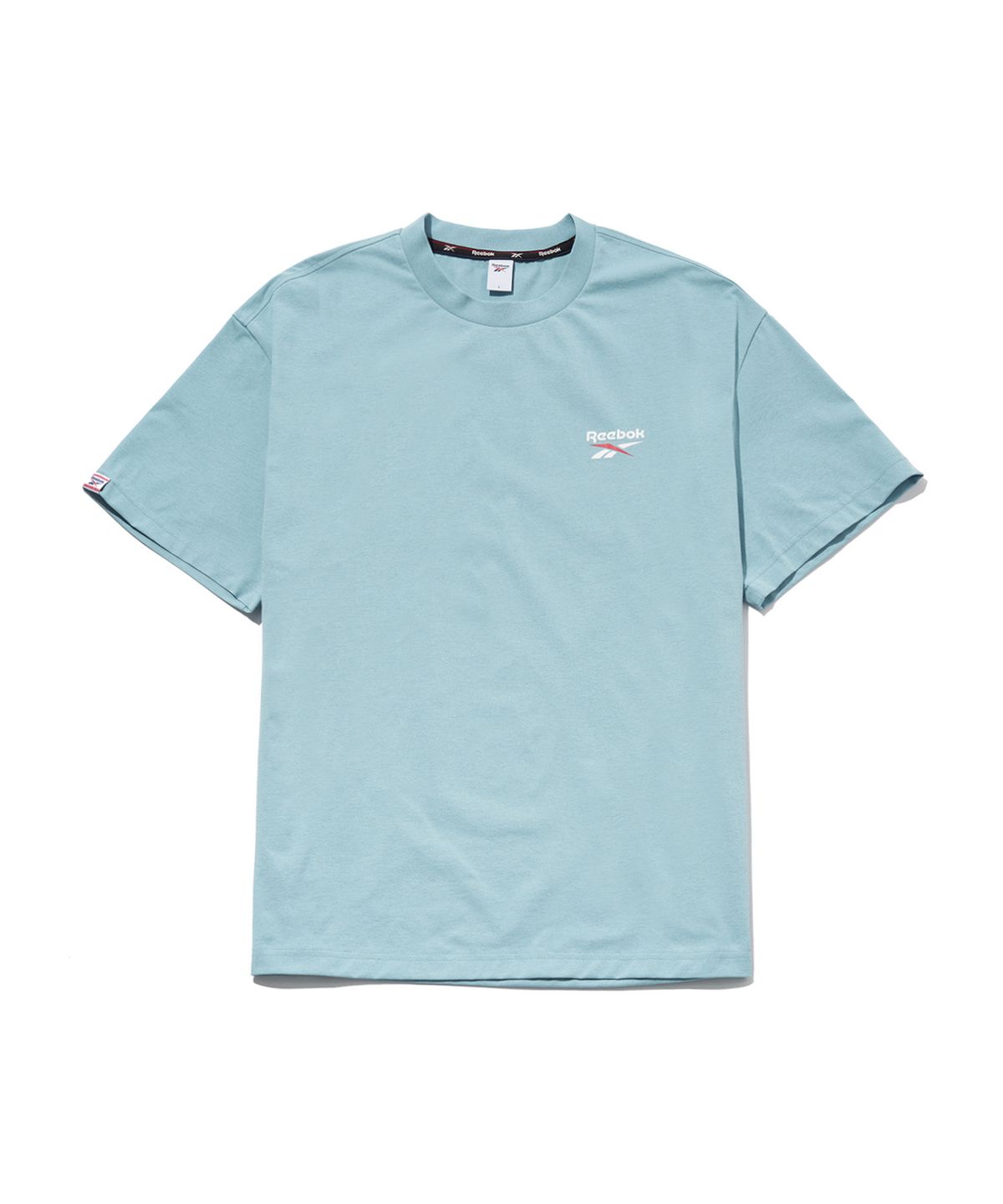 리복(REEBOK) 에센셜 프레쉬 티셔츠 - 스카이