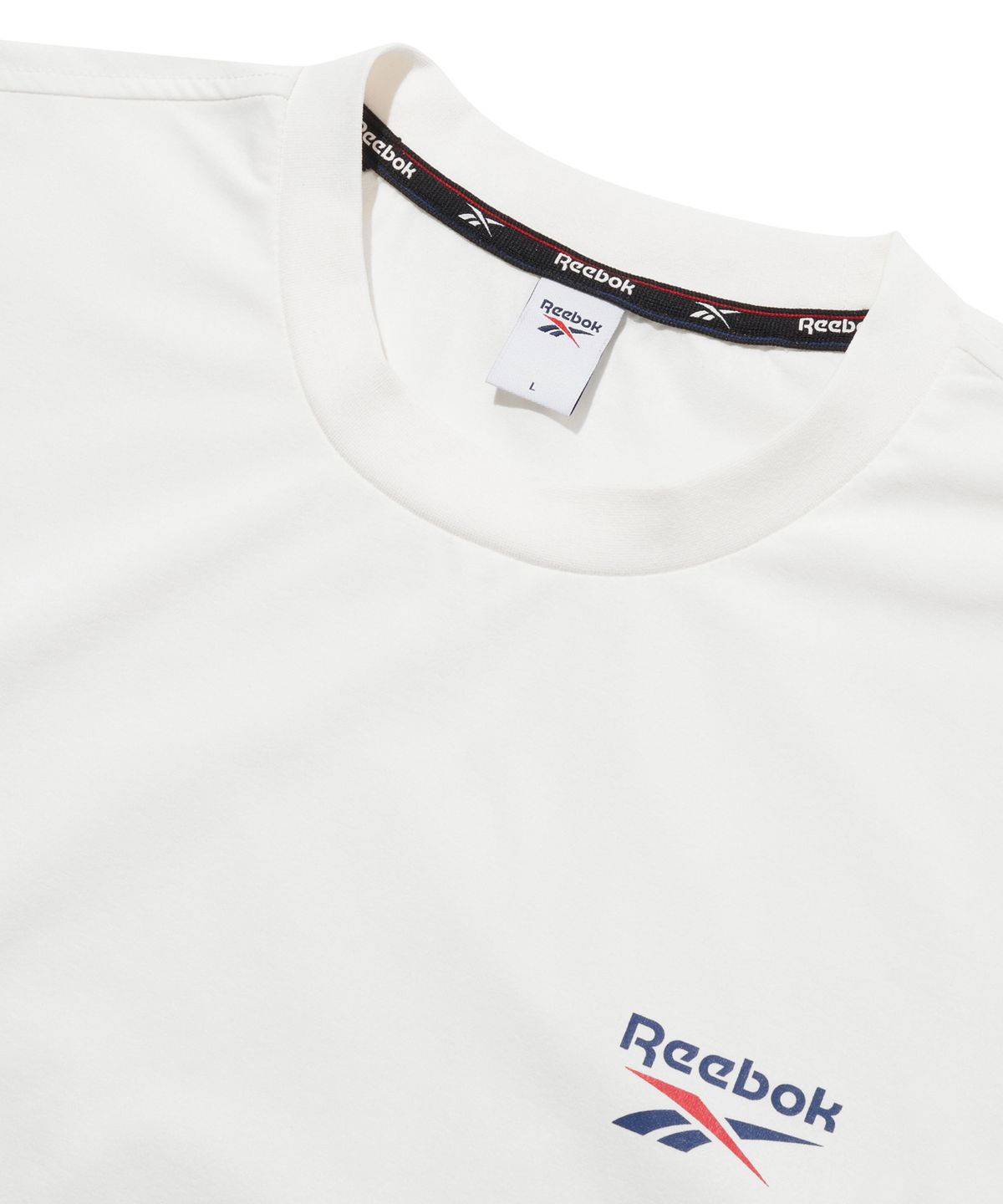 리복(REEBOK) 에센셜 프레쉬 티셔츠 - 화이트