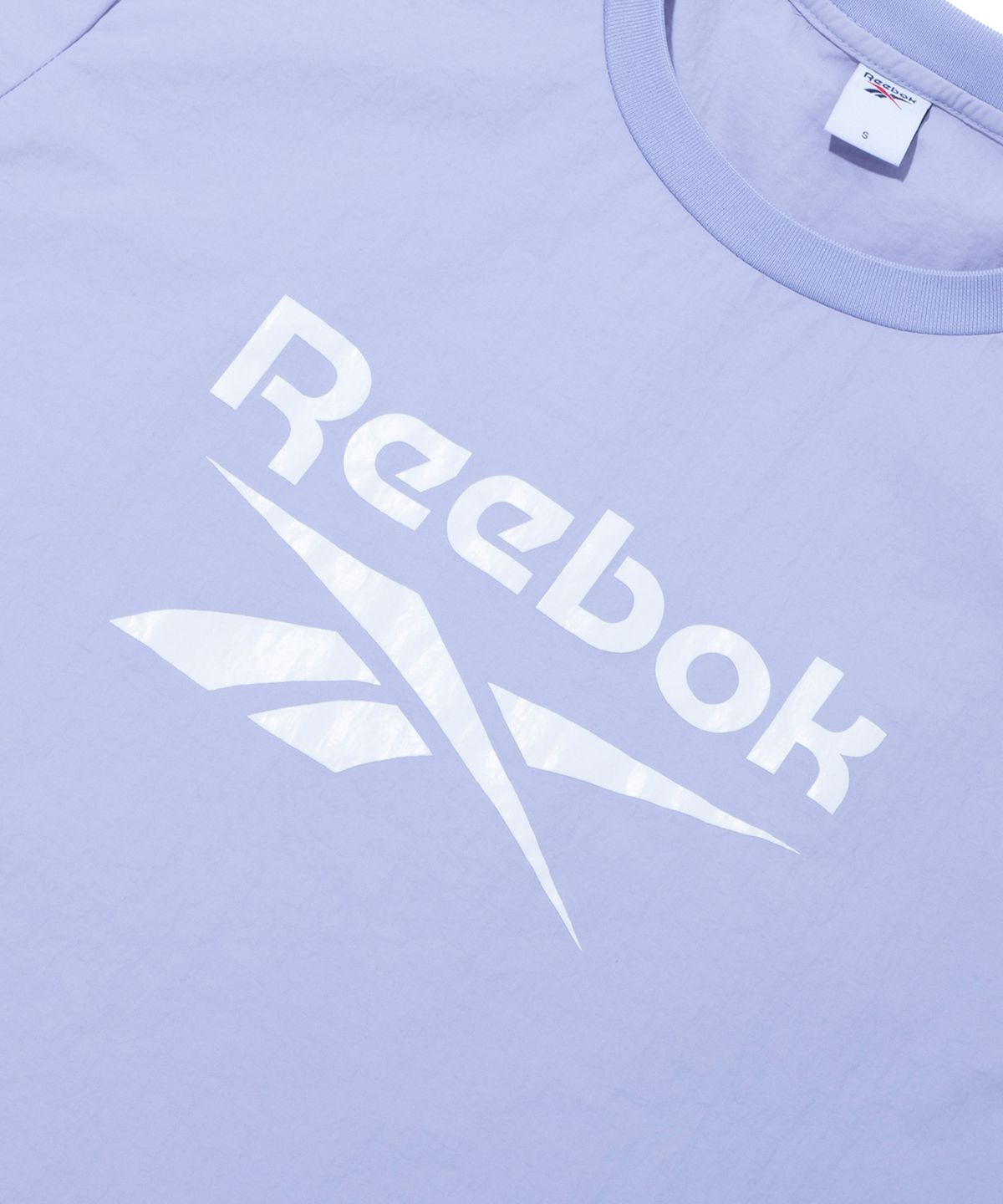 리복(REEBOK) 에센셜 반팔 피스테 (W)  - 라벤더