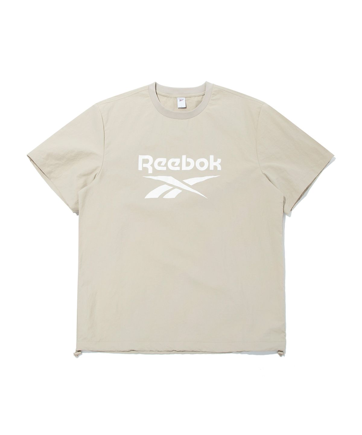 리복(REEBOK) 에센셜 반팔 피스테 - 베이지