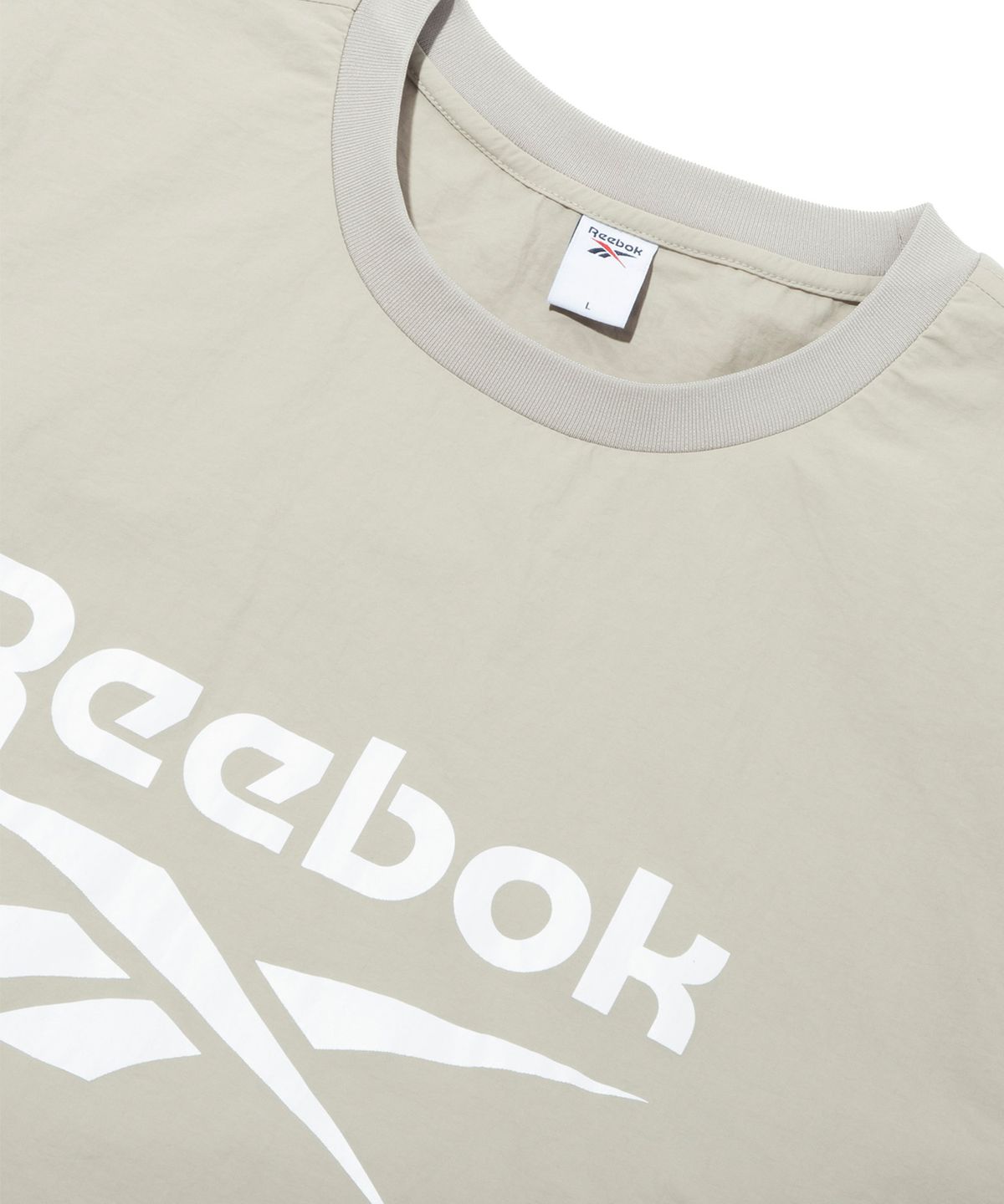 리복(REEBOK) 에센셜 반팔 피스테 - 베이지