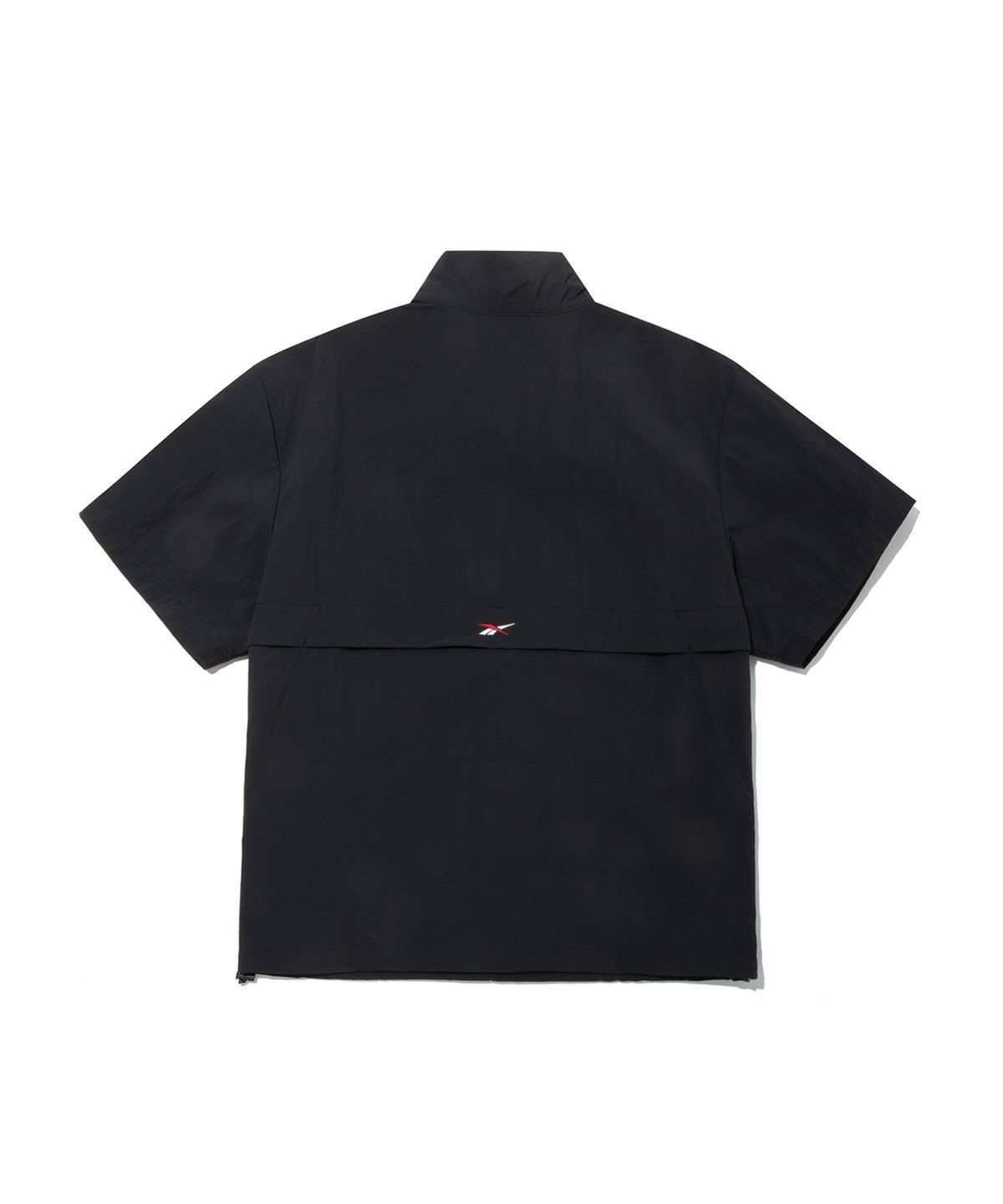 리복(REEBOK) 에센셜 반팔 아노락 - 블랙