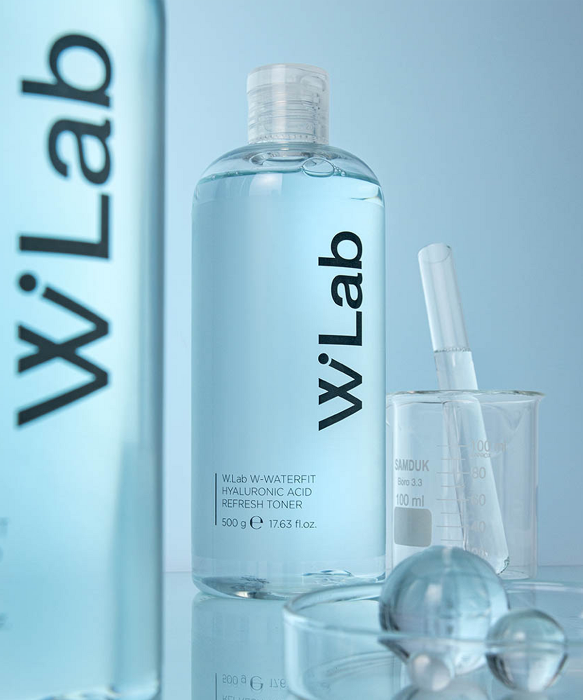 더블유랩(WLAB) 더블유 워터핏 히알루론산 리프레시 대용량 토너 500ml