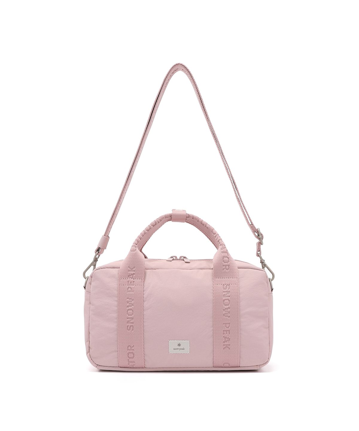스노우피크 어패럴(SNOWPEAK APPAREL) 소프트윌 자가드 스몰 볼링백 (S25SWFCB28) Light Pink