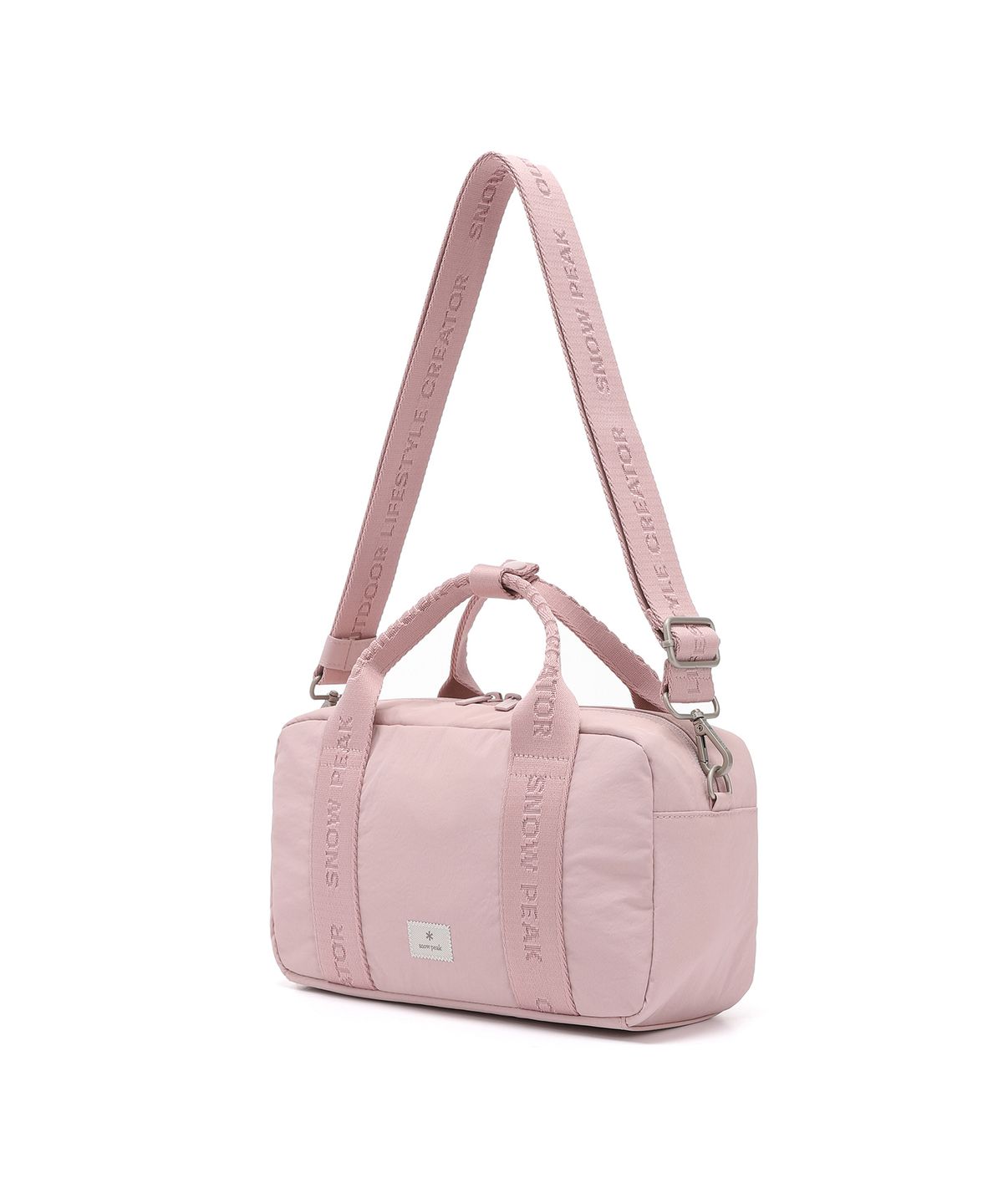 스노우피크 어패럴(SNOWPEAK APPAREL) 소프트윌 자가드 스몰 볼링백 (S25SWFCB28) Light Pink