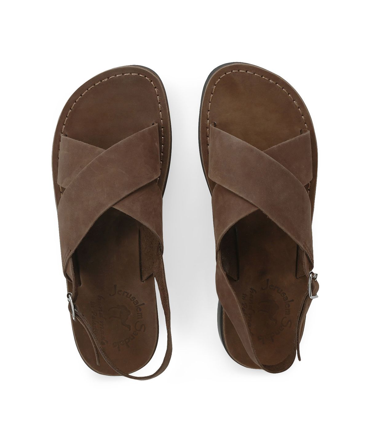 예루살렘 샌들(JERUSALEM SANDALS) 92BNN ELAN BUCKLE-BROWN (엘란 버클)