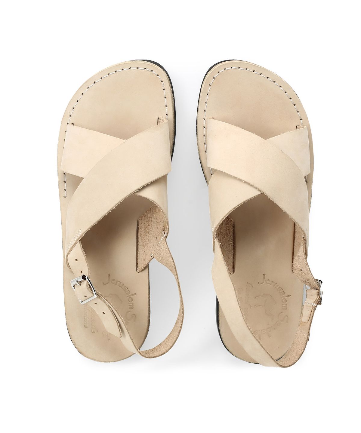 예루살렘 샌들(JERUSALEM SANDALS) 92BNN ELAN BUCKLE-WHITE (엘란 버클)