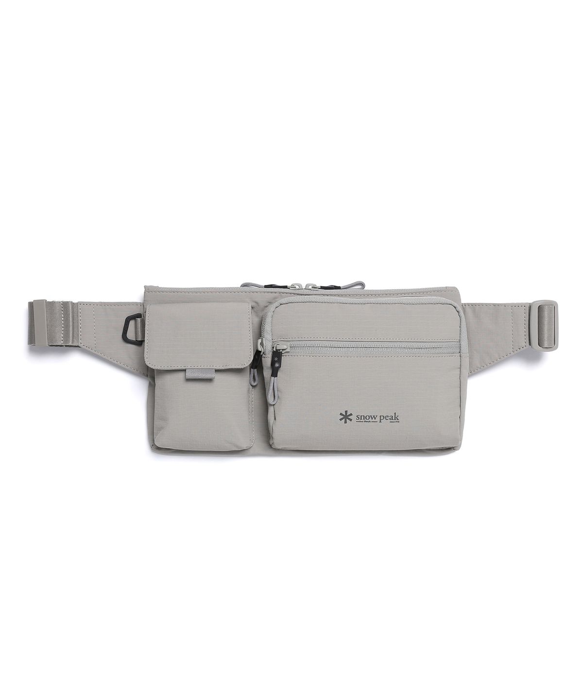 스노우피크 어패럴(SNOWPEAK APPAREL) 듀얼테크 힙색 (S25ZUFBG32) Fog Gray