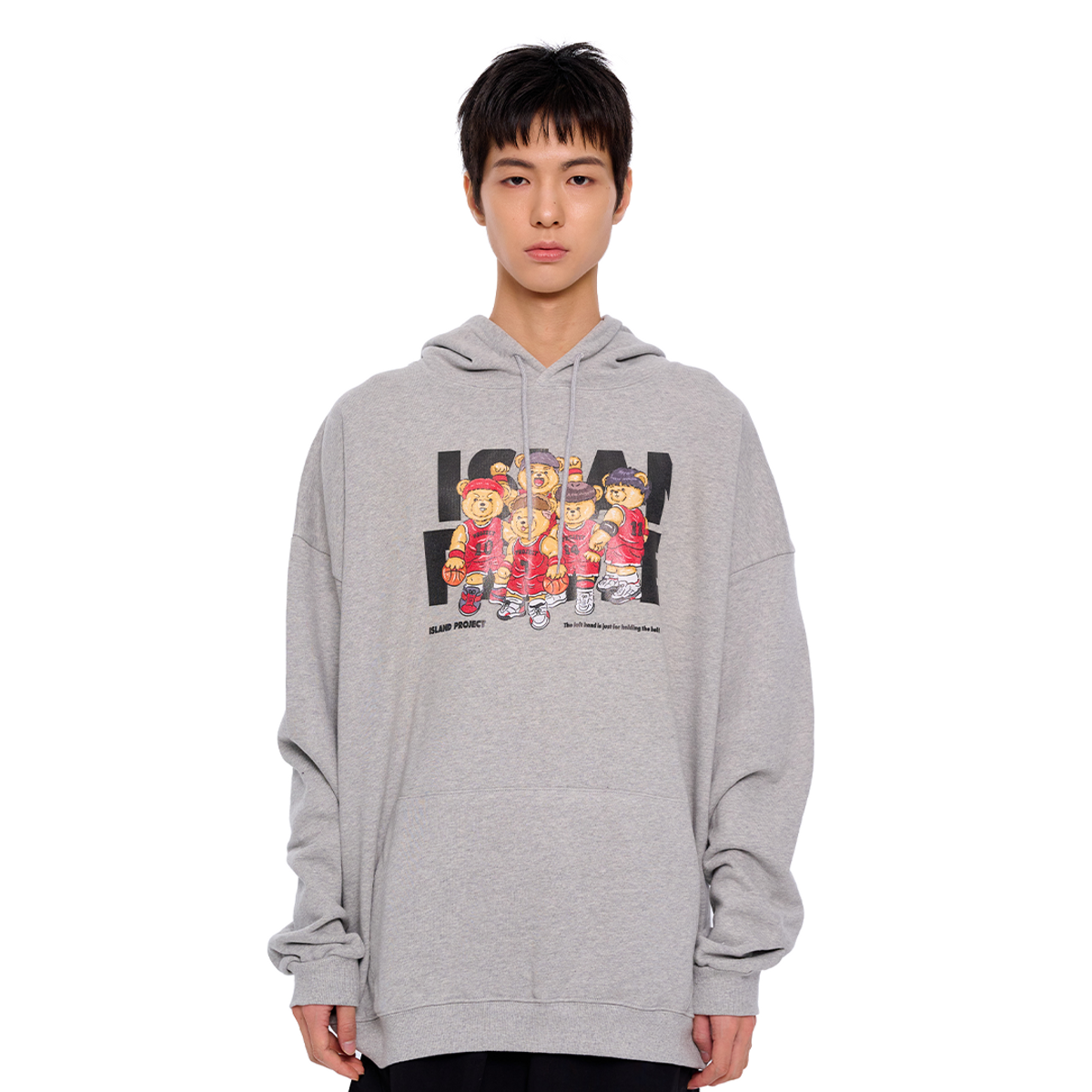아일랜드 프로젝트(ISLAND PROJECT) Slam Bear Hoodie - Gray