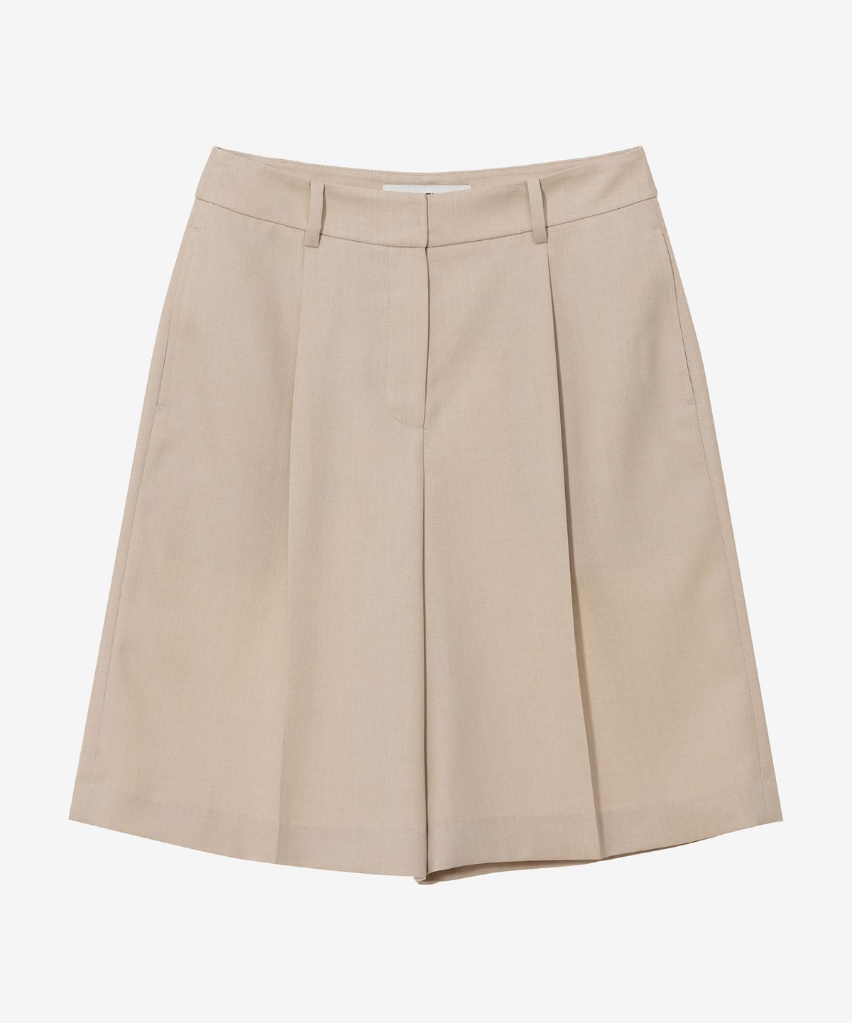 마인드브릿지 우먼(MIND BRIDGE WOMEN) [W][COUTURE]원턱 5부 반바지 - 2color