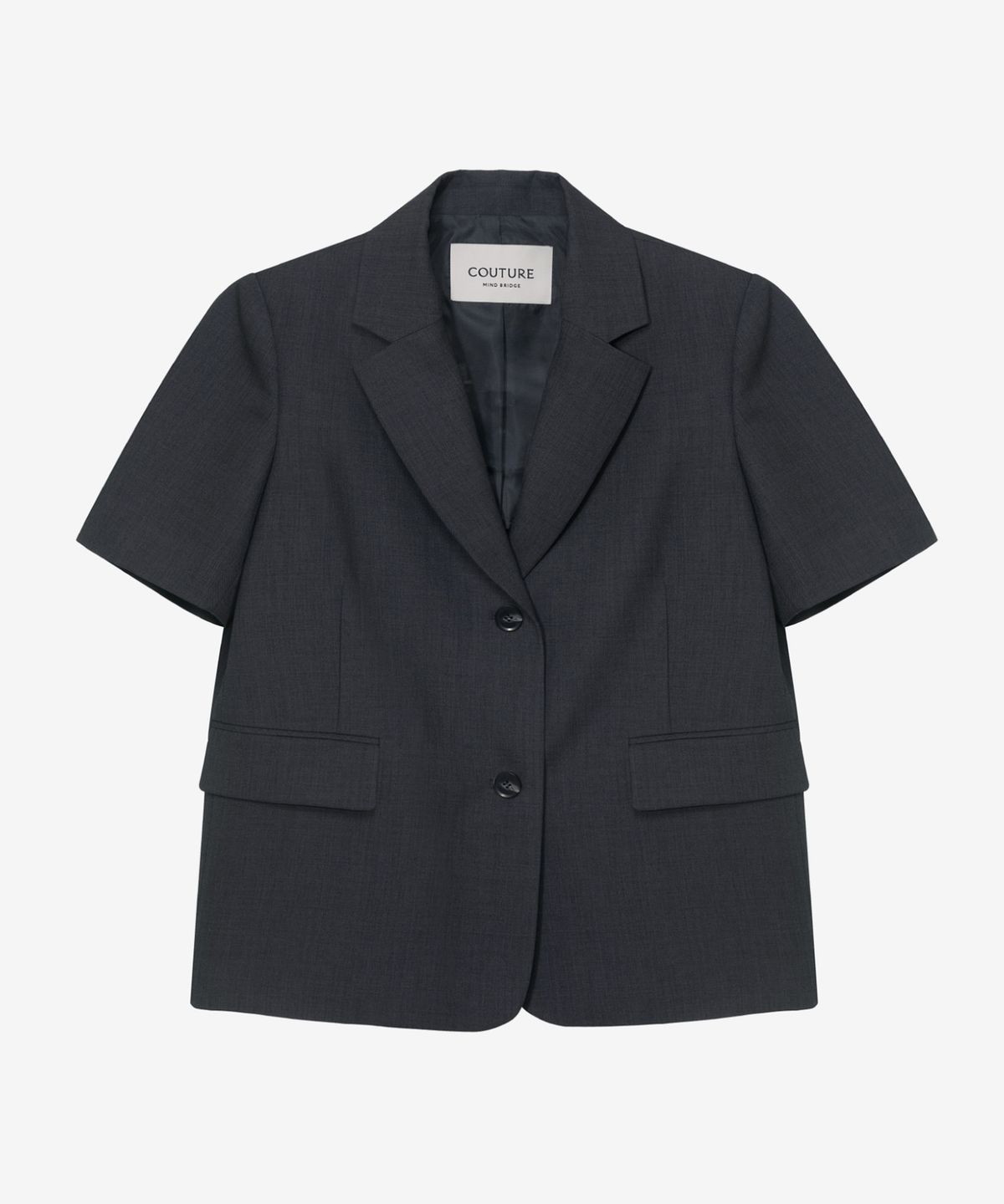 마인드브릿지 우먼(MIND BRIDGE WOMEN) [W][COUTURE]오버핏 반팔 자켓 - 2color