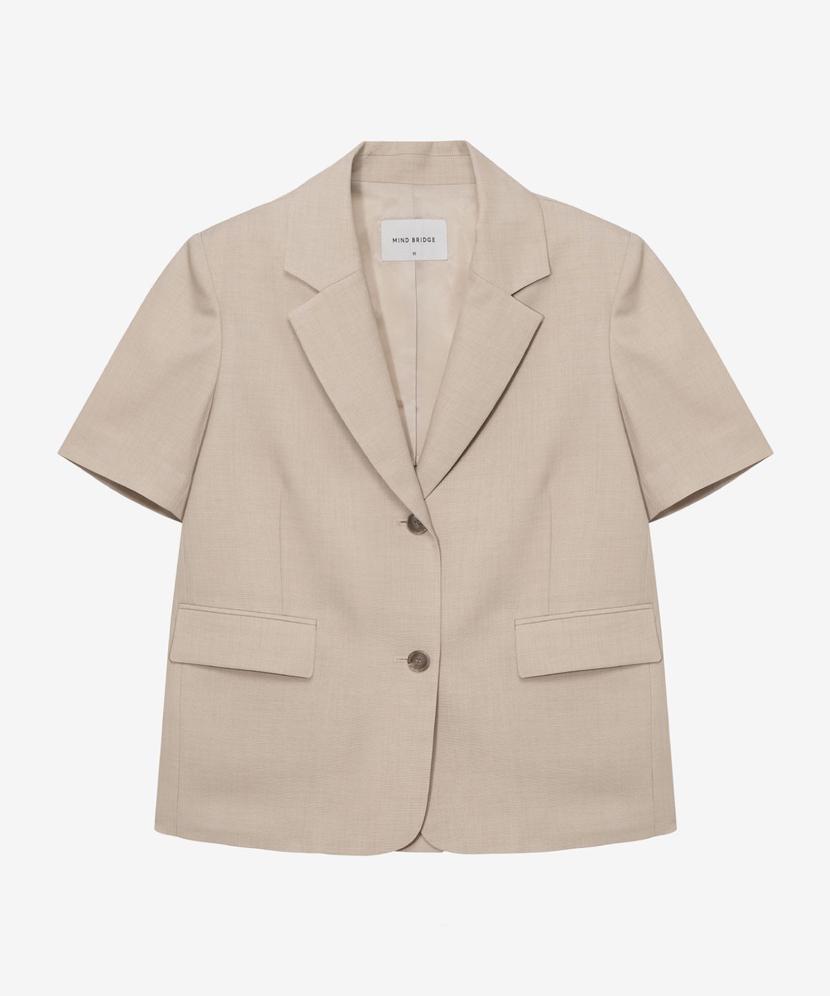 마인드브릿지 우먼(MIND BRIDGE WOMEN) [W][COUTURE]오버핏 반팔 자켓 - 2color