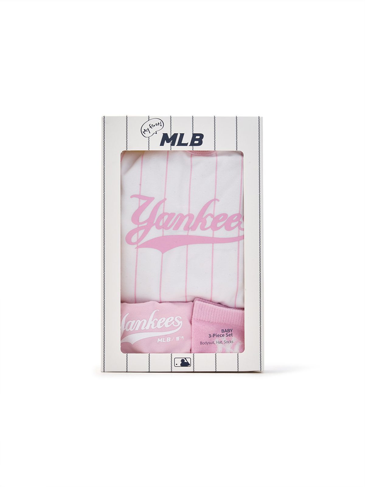 엠엘비 키즈(MLB KIDS) 베이비 바디수트 패키지 NY (L.Pink)