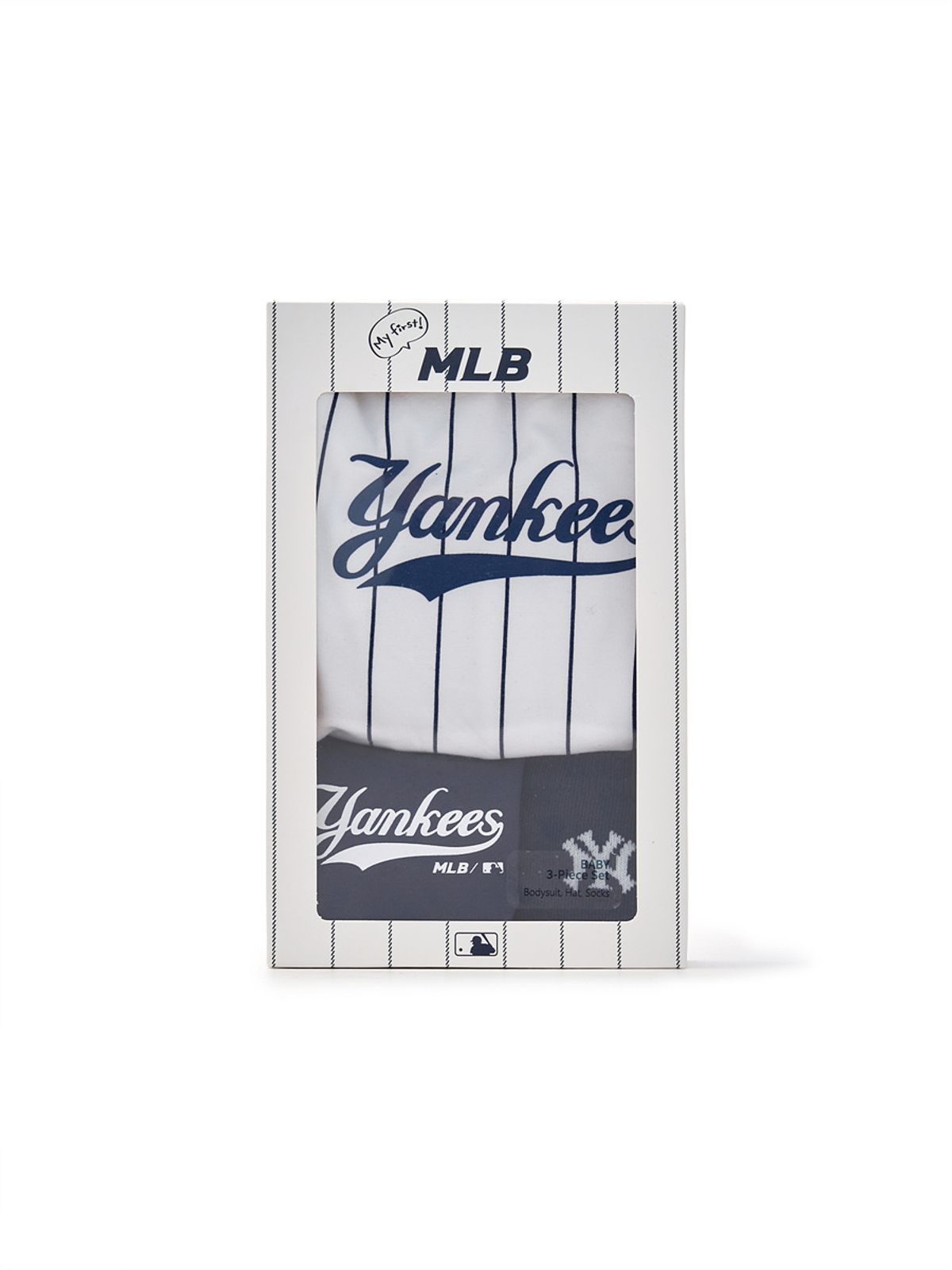 엠엘비 키즈(MLB KIDS) 베이비 바디수트 패키지 NY (Navy)