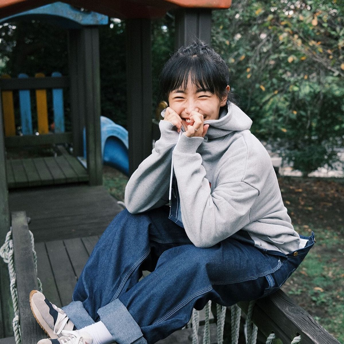 아일랜드 프로젝트(ISLAND PROJECT) Classic JEJU 1955 Hoodie - Gray