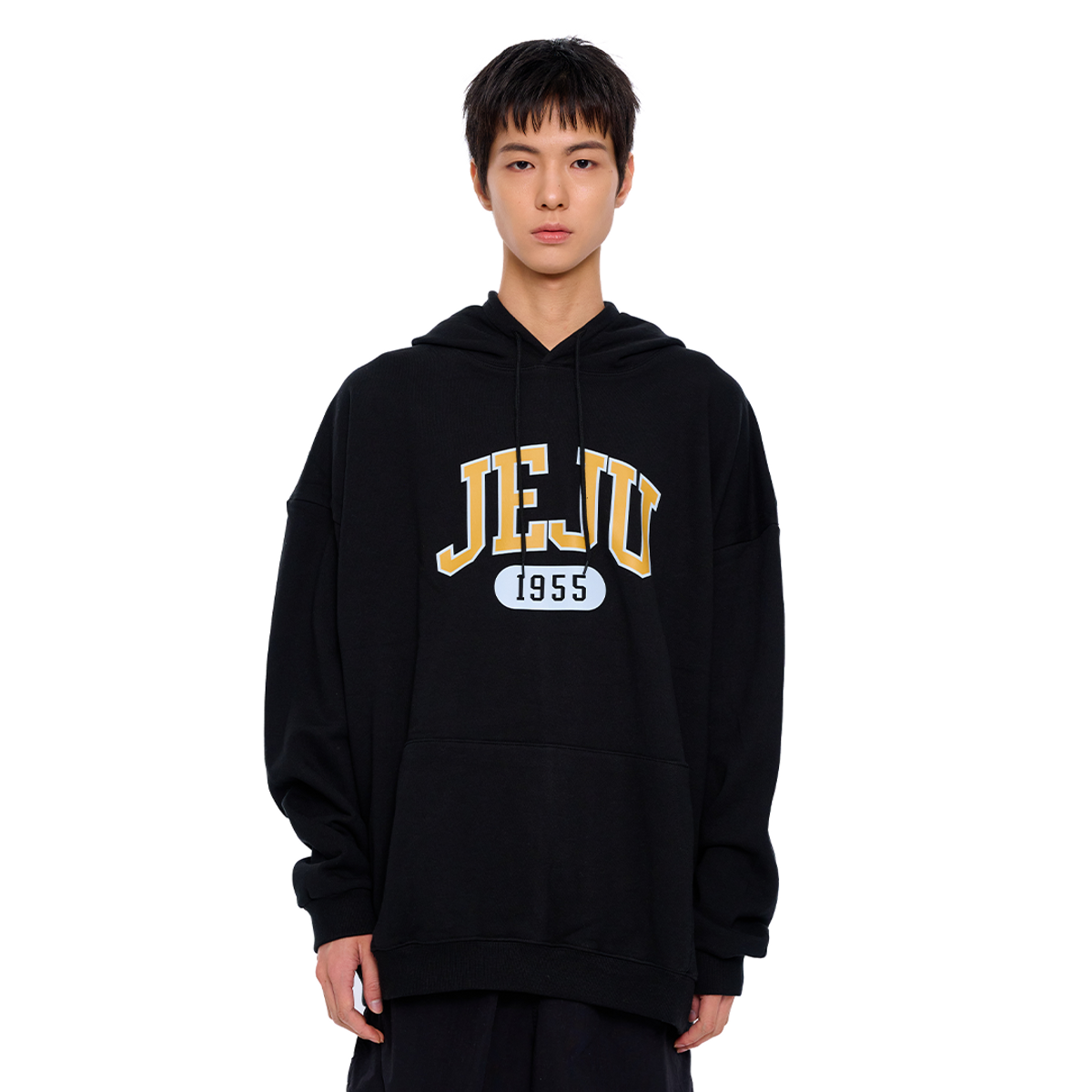 아일랜드 프로젝트(ISLAND PROJECT) Classic JEJU 1955 Hoodie - Black