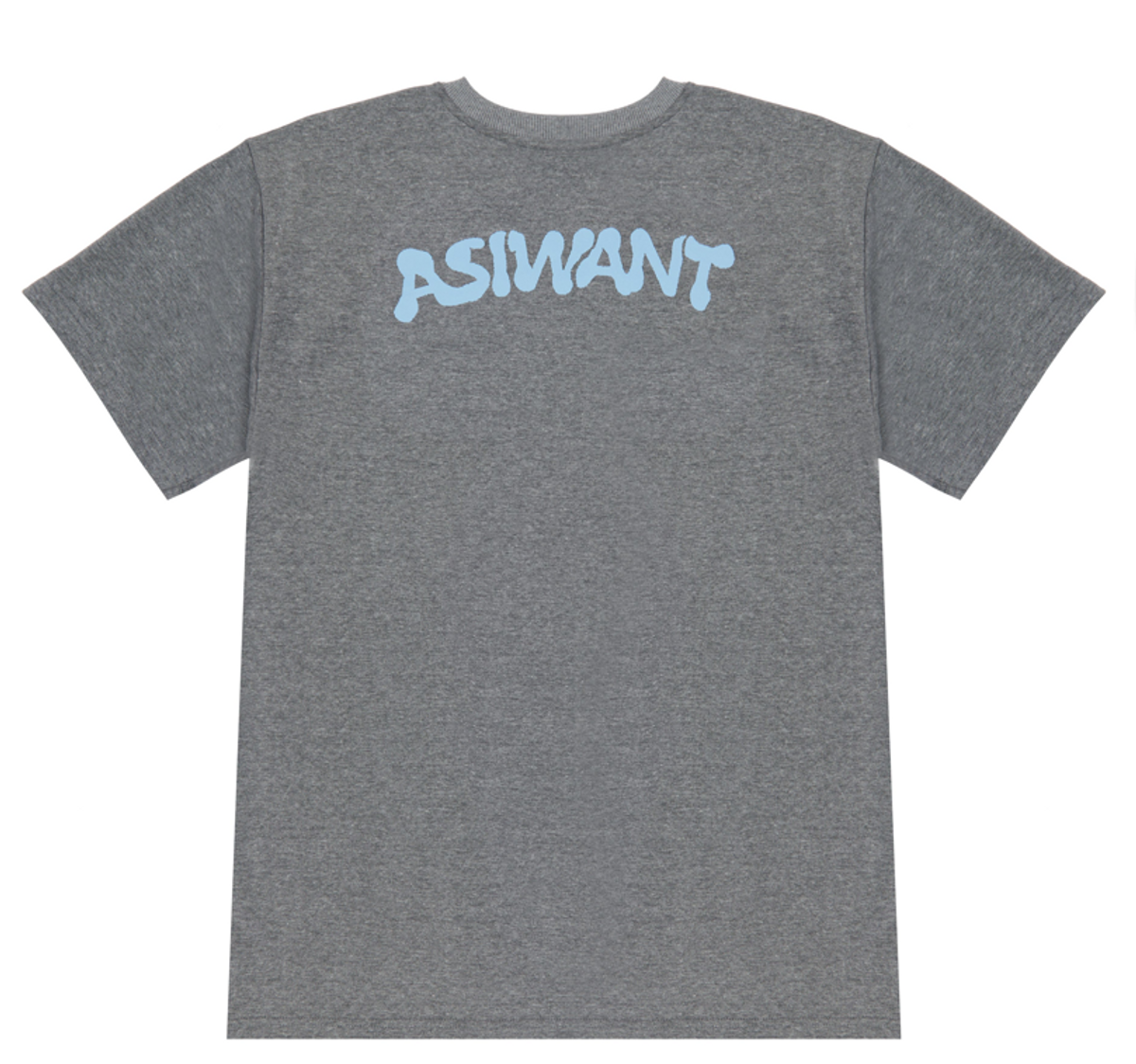 에즈아이원(ASIWANT) 라이트닝 원트 티셔츠 그레이