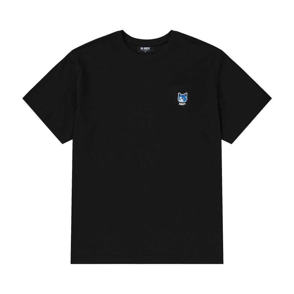 [ NERDY ]★25SS★韓国人気★CAT WAPPEN SHORT SLEEVE T-SHIRT MUSINSA | NERDY Cat Wappen Short Sleeve T-Shirt (25SS