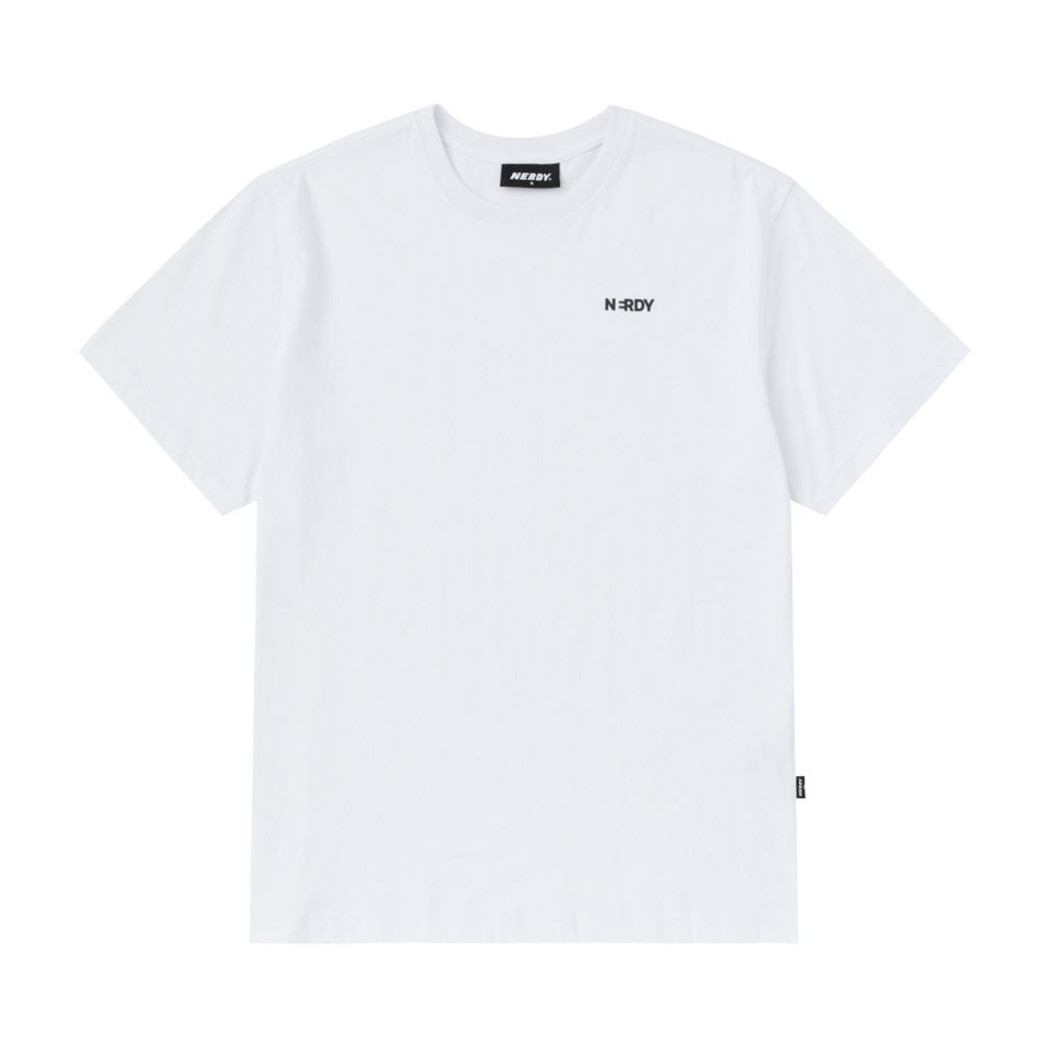 MUSINSA | NDY (nerdy) Small Logo Short Sleeve T-Shirt Two
