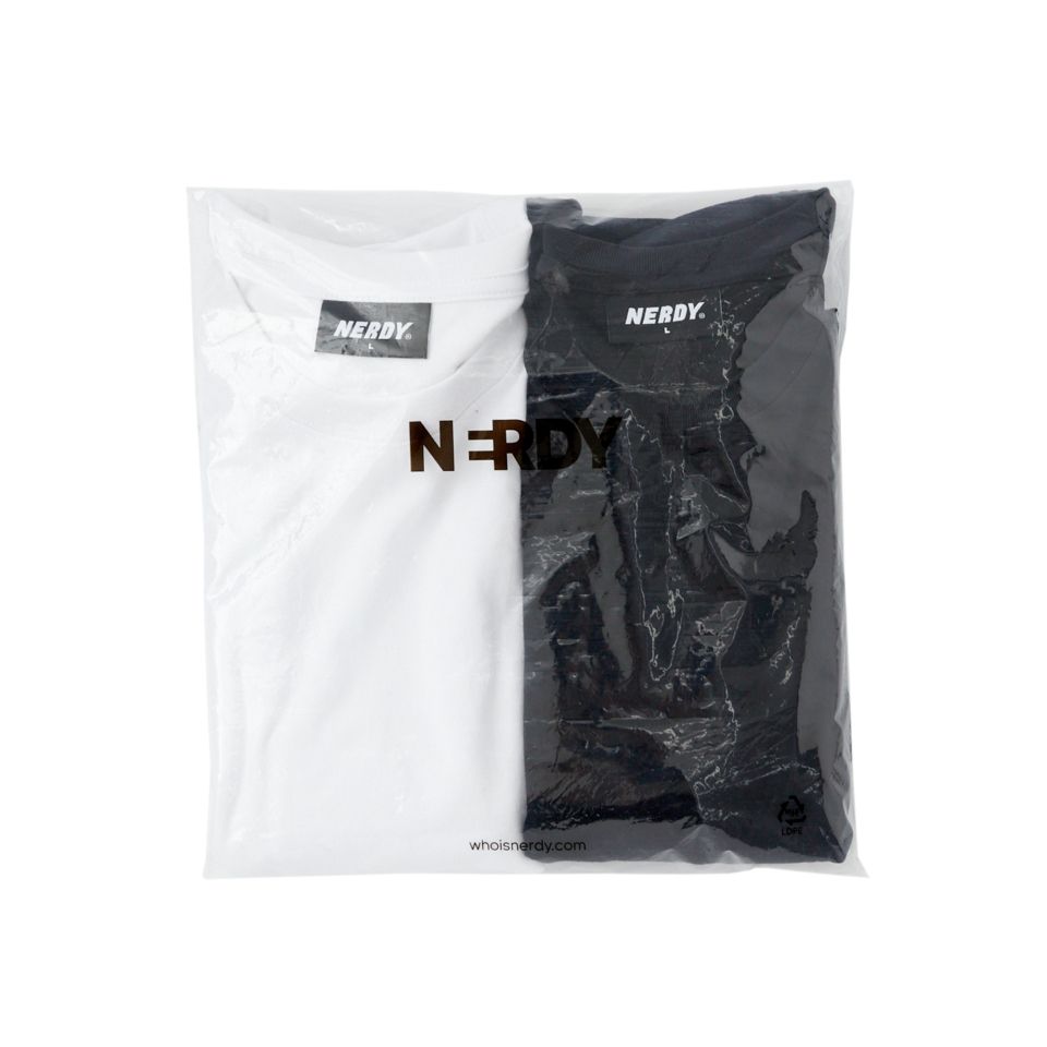 [ NERDY ]★25SS★SMALL LOGO SHORT SLEEVE T-SHIRT(2PACK) MUSINSA | NERDY Small Logo Short Sleeve T-Shirt Two Pack