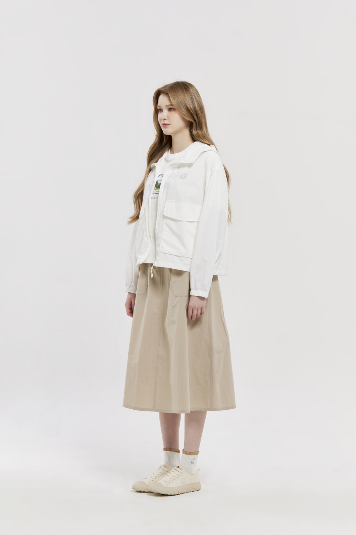 노르디스크(NORDISK) 포켓 포인트 경량 자켓 - W_Off White