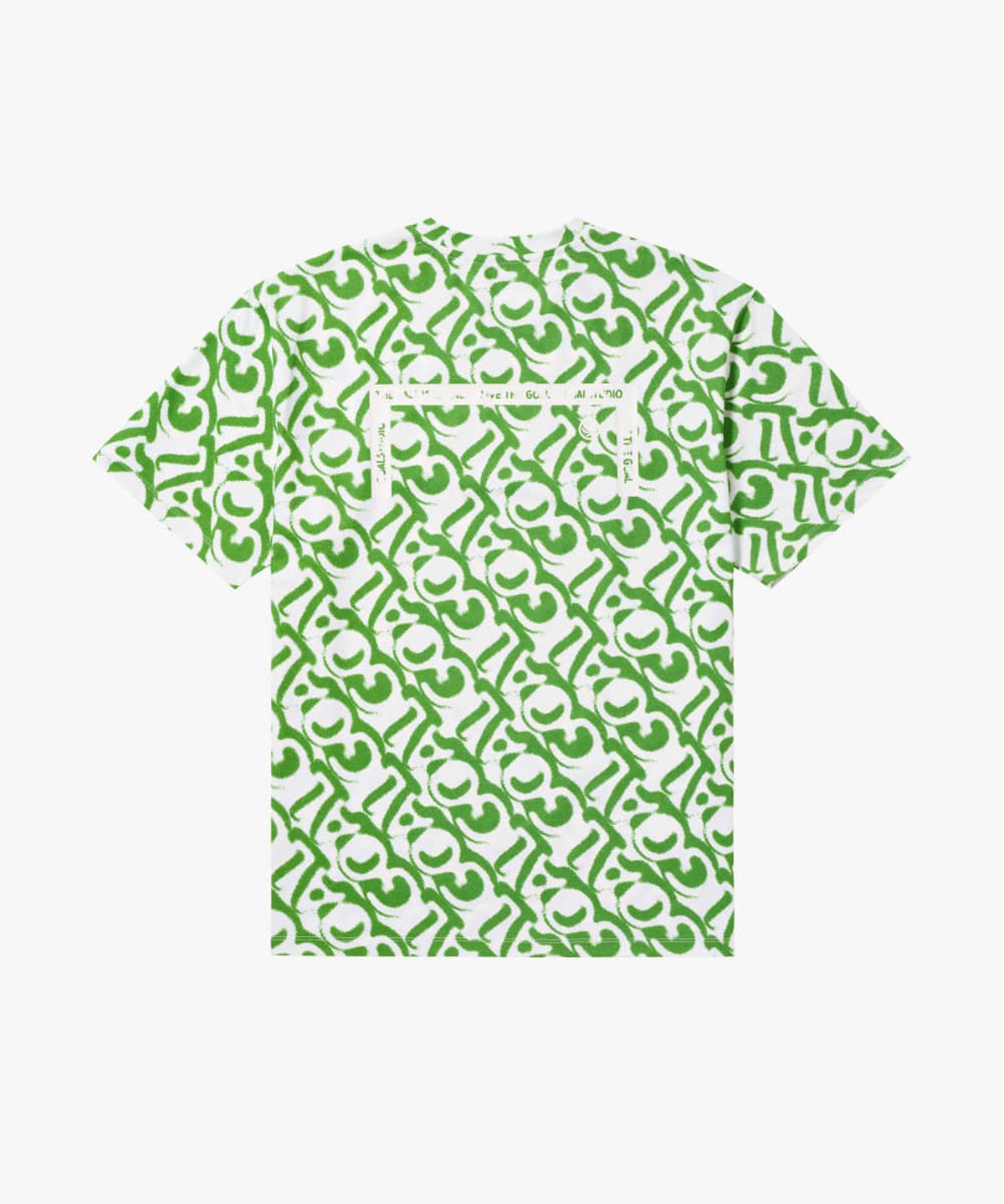 골스튜디오(GOALSTUDIO) AIR DRY GRAFFITI LOGO TEE-GREEN