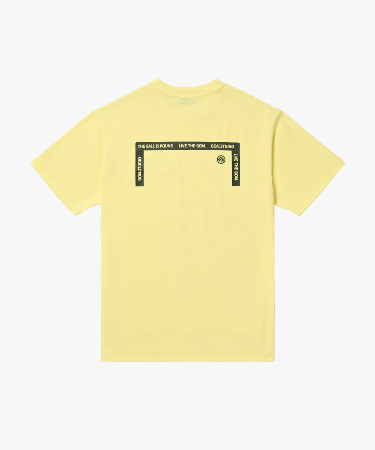 골스튜디오(GOALSTUDIO) AIR DRY GRAFFITI LOGO TEE-LIGHT YELLOW