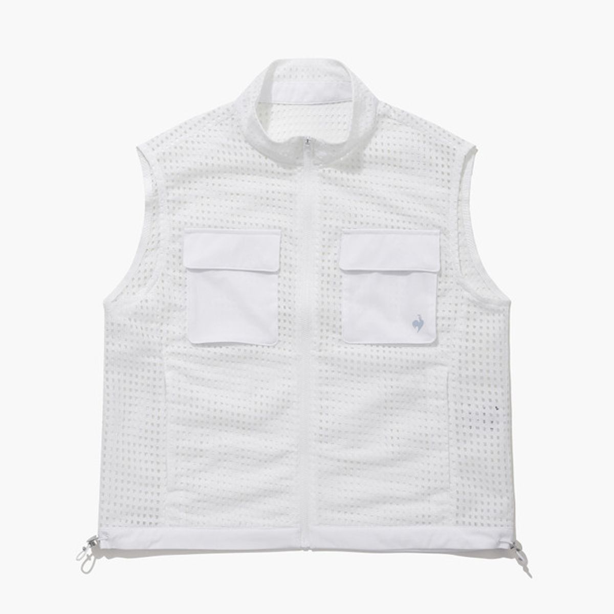 르꼬끄 골프(LECOQ GOLF) 여성 우븐 메쉬 풀집업 베스트 (GQ122LWV31)