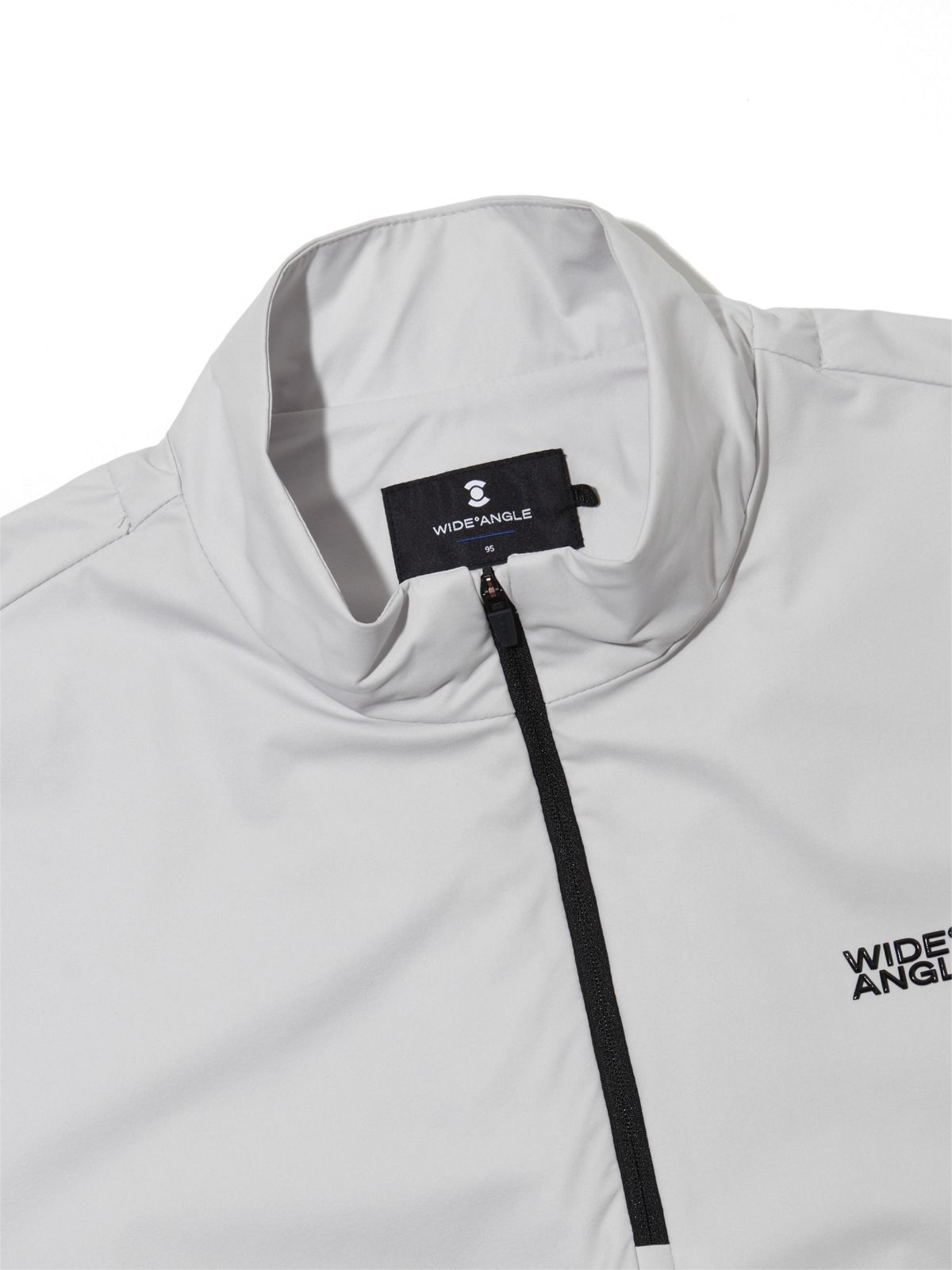 와이드앵글(WIDEANGLE) TO PRO 원포인트 쿼터집업 아노락 M_Light Grey