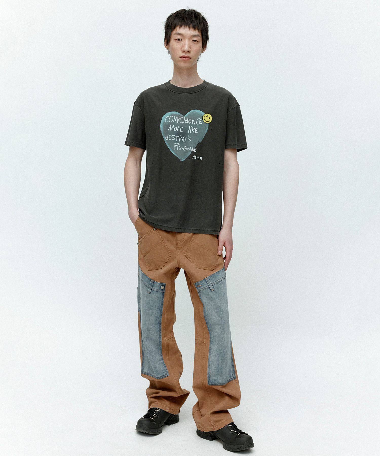 MUSINSA | ANDERSSON BELL Unisex Heart Message T-Shirt