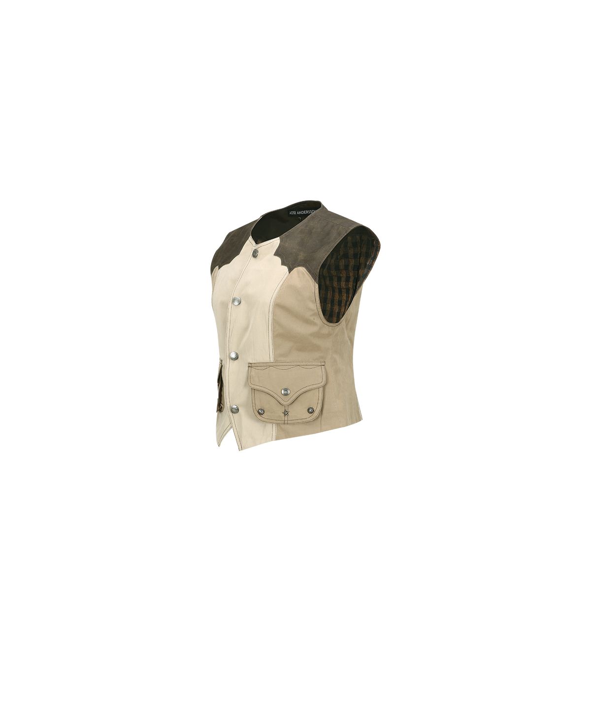 앤더슨벨(ADSB ANDERSSON BELL) 왁시드 로우 엣지 베스트 awa704w(BROWN)