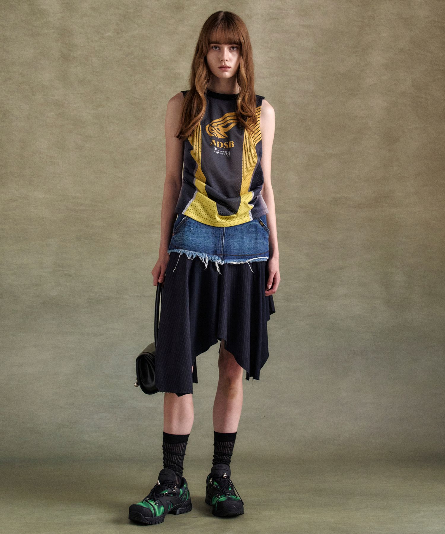 [Andersson Bell] MESH RACING LS T-SHIRTS★韓国人気 ANDERSSON BELL tシャツ Andersson Bell/アンダーソンベル/MESH