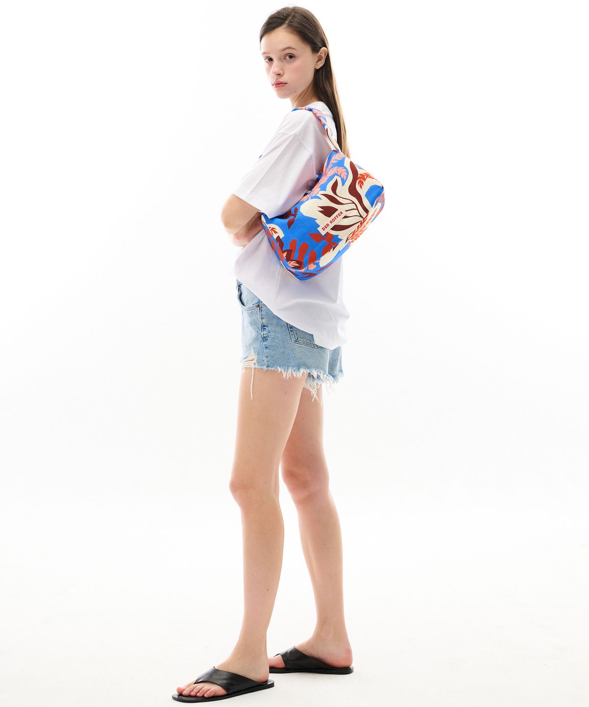 델코퍼(DER KOFFER) HOBO TROPICAL [BLUE]_SMALL