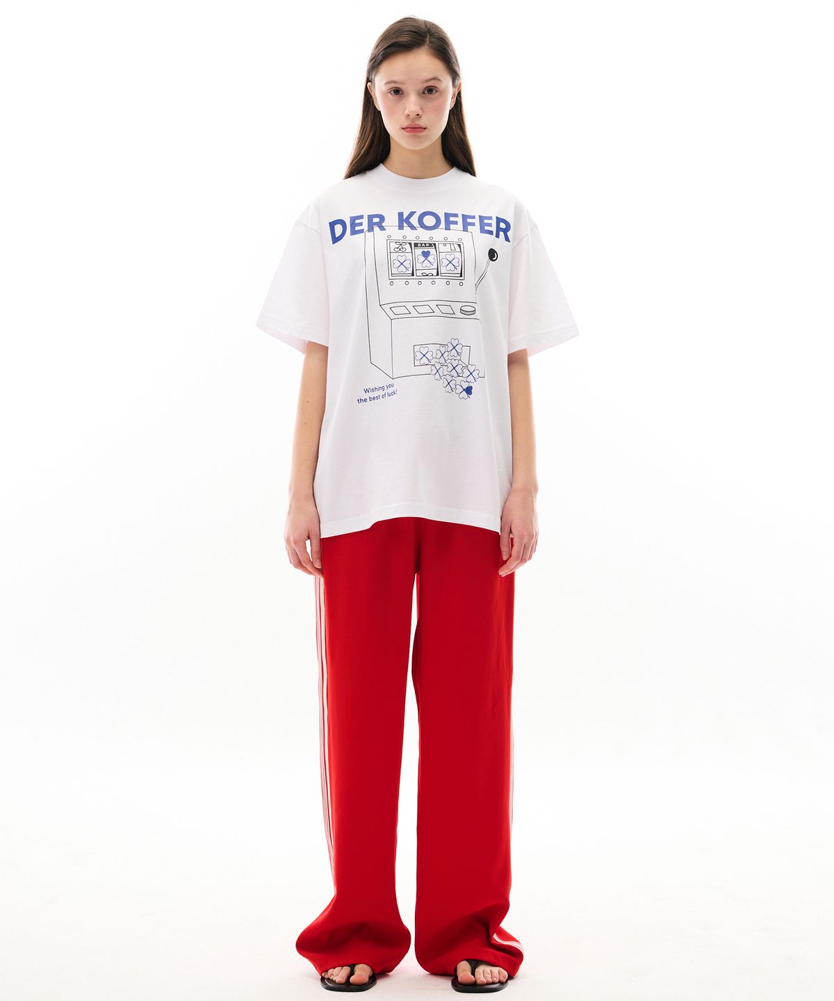 델코퍼(DER KOFFER) GAME MACHINE CLOVER T [WH-BL]