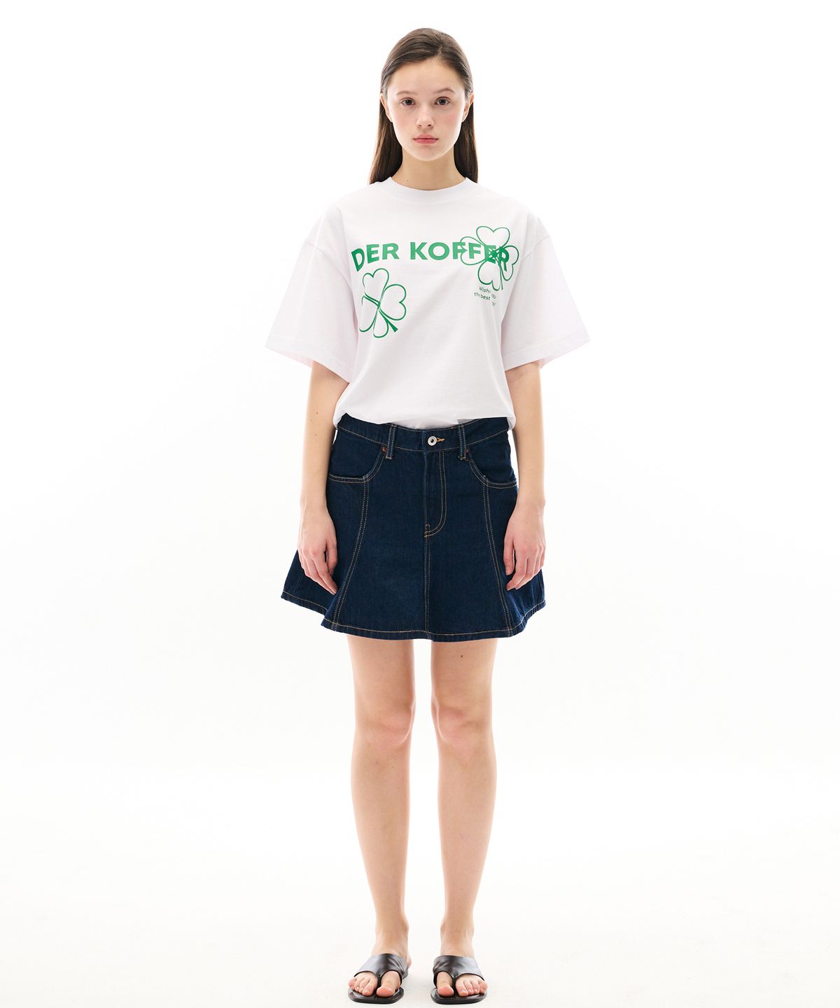 델코퍼(DER KOFFER) TWIN CLOVER T [WH-GR]