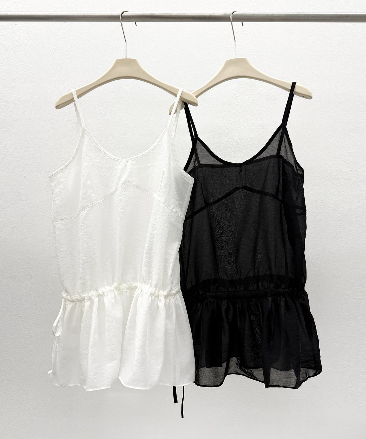 바스카라(VASCARA) Layered See-Through Mini Dress (2colors)