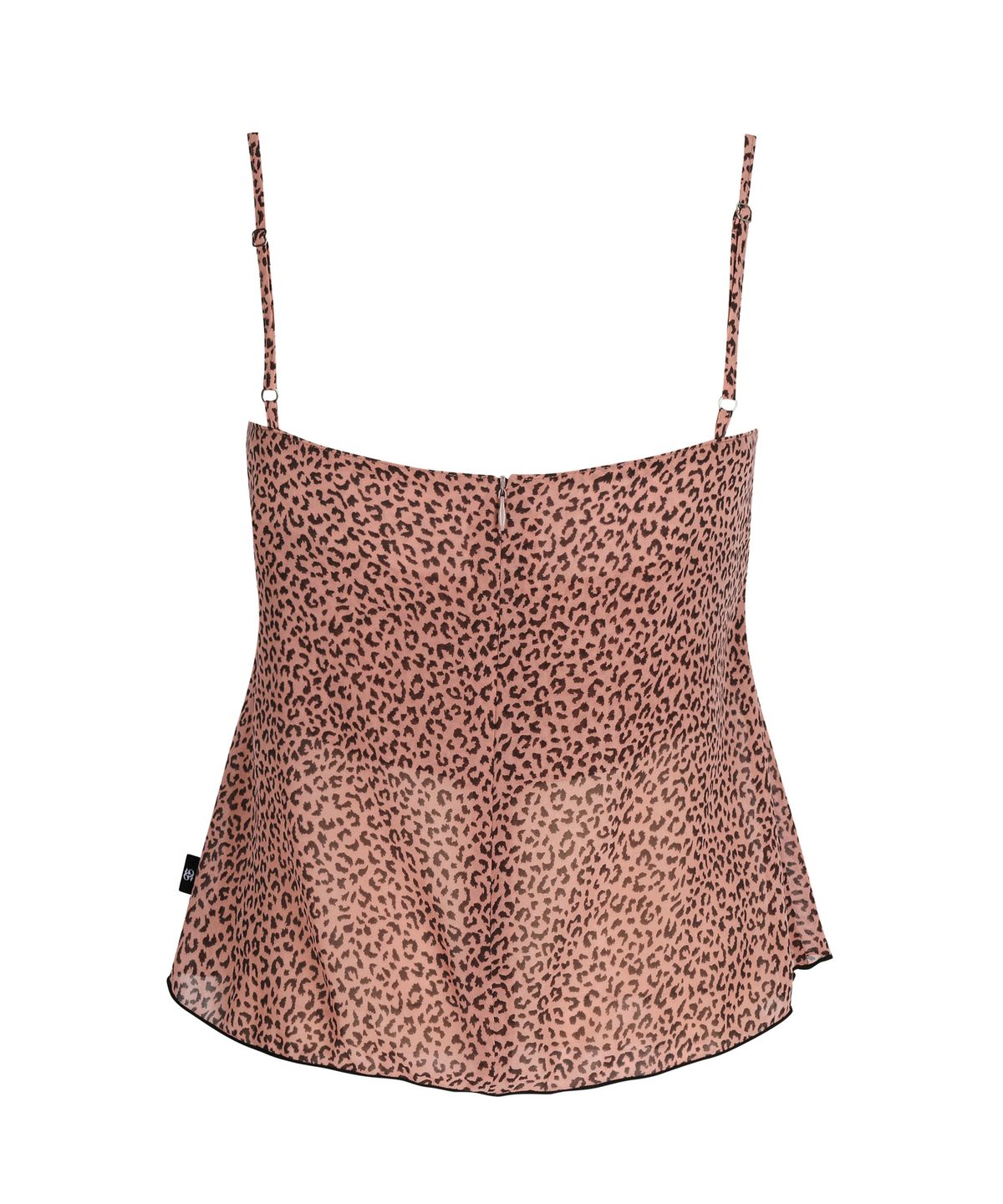 길라아카이브(GILAARCHIVE) LEOPARD SHIRRING LACE SLEEVELESS_PK