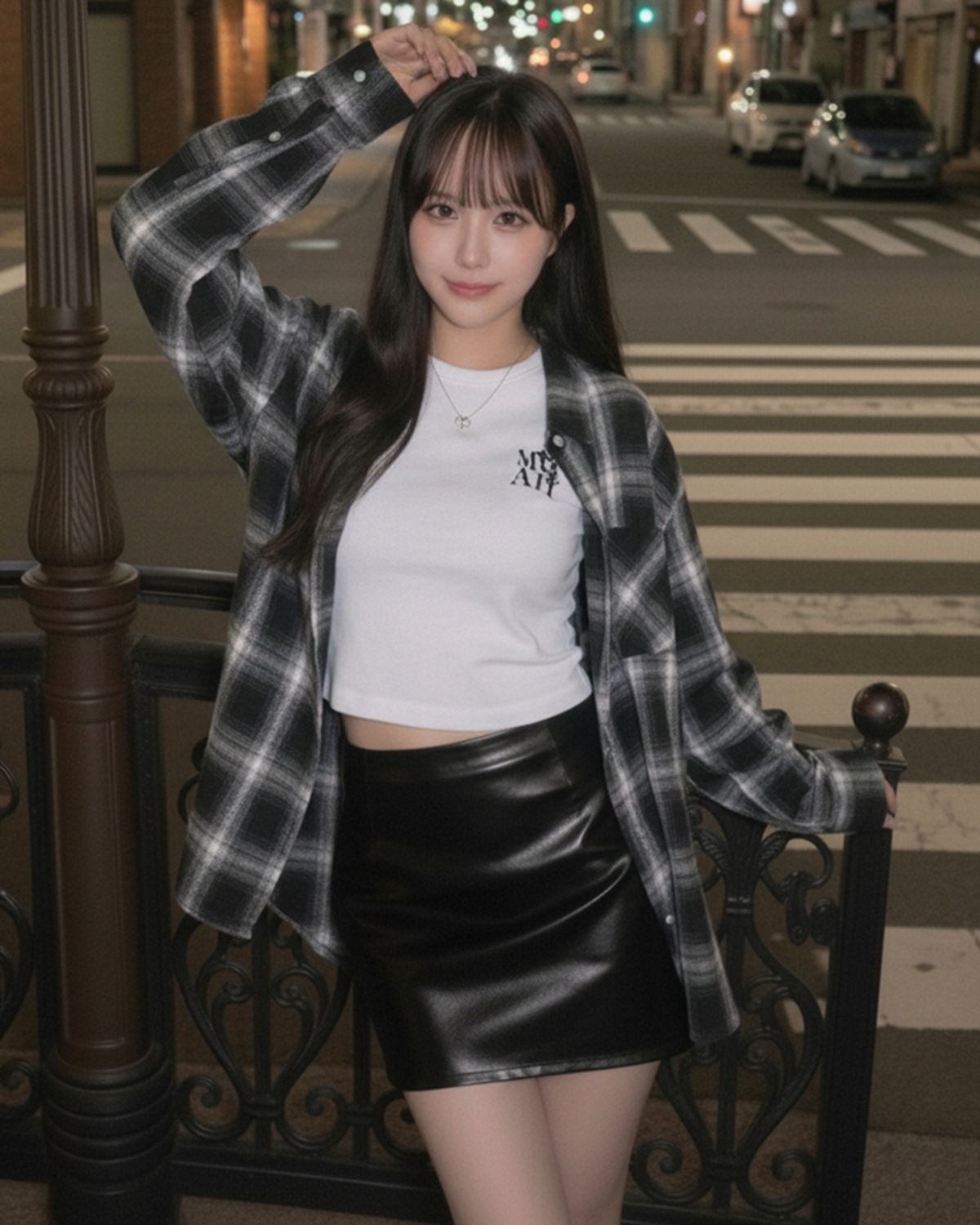 무아무아(MUAHMUAH) 루즈핏 체크 긴팔 셔츠 [5color]